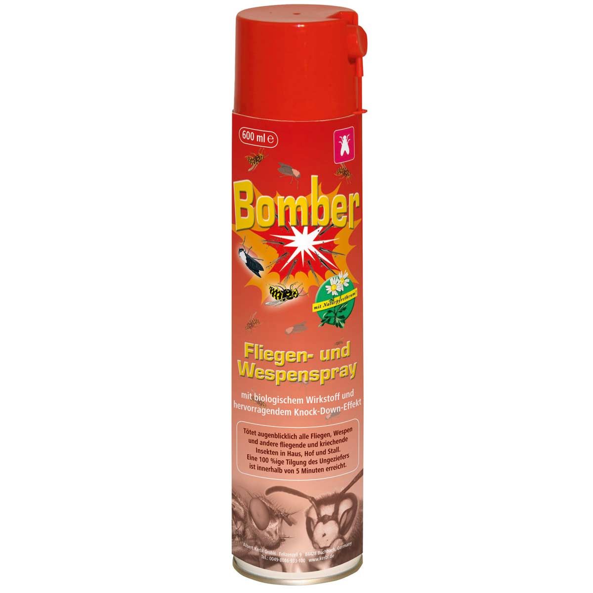 Bomber Aerosolspray Fliegenspray & Wespenspray 600 ml