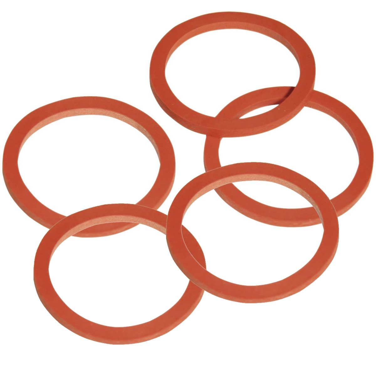 Kerbl Szeleptömítés csavaros szelephez 3 mm, piros, 5 db