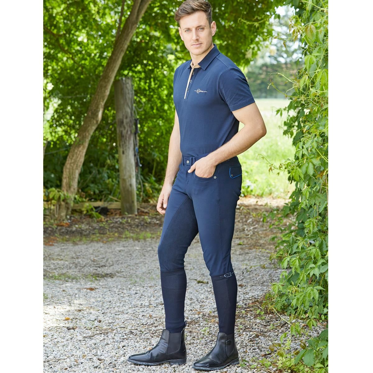 Covalliero pantaloni echitație pentru bărbați Techno, în utilizare