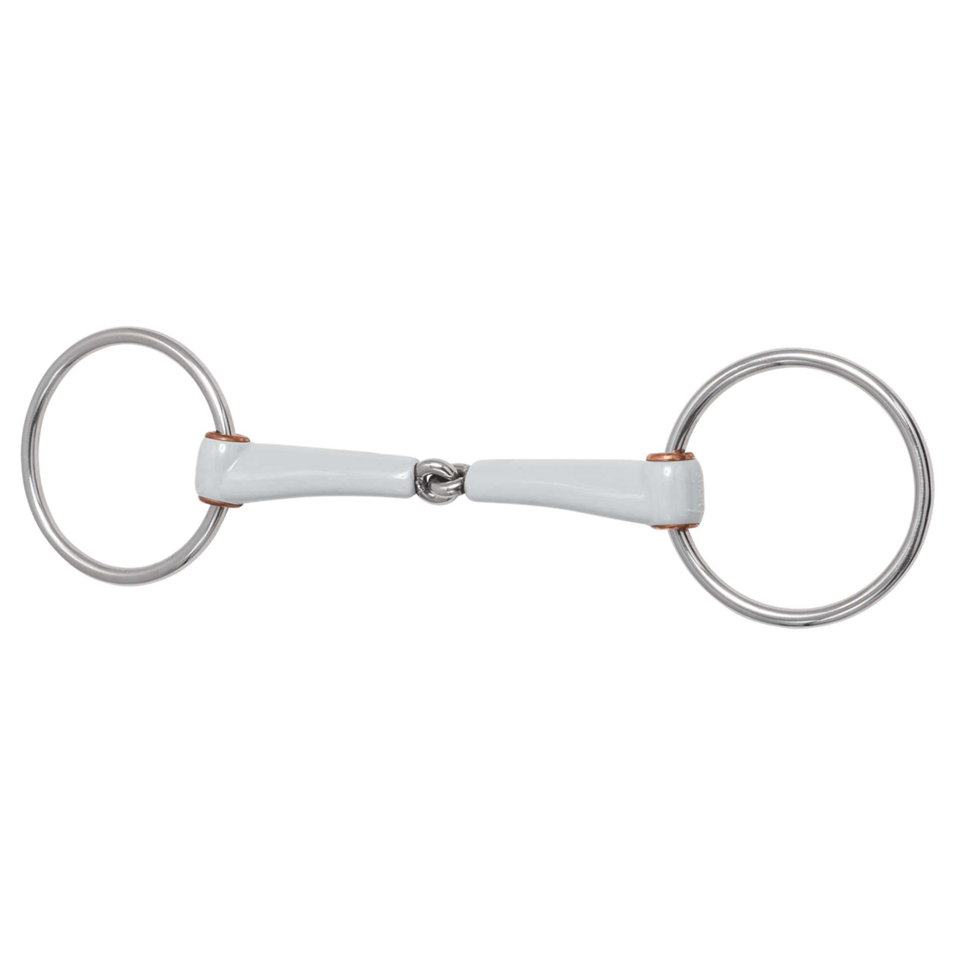 beris Snaffle Bit Single-Jointed, Plastic, Ring 7.5 cm