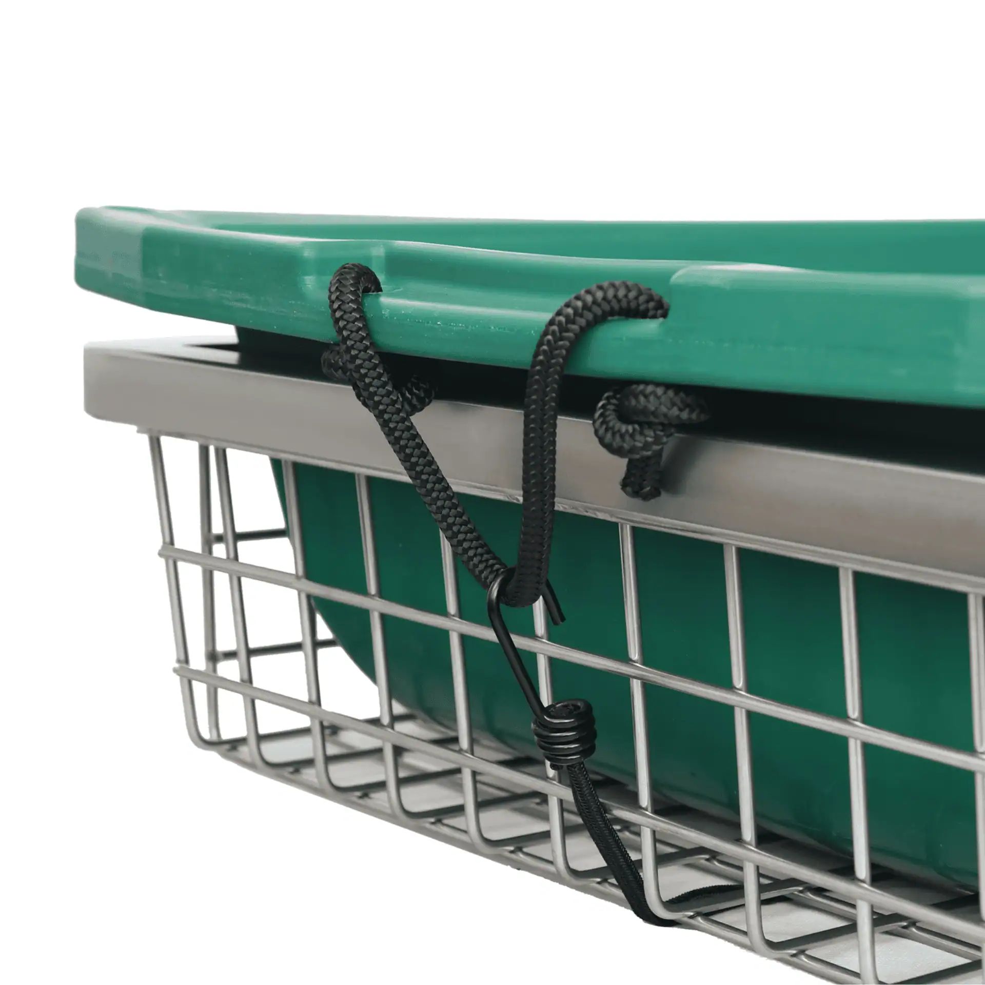 Heck-Pack Wildwanne für Heckträger, Anhängerkupplung, Detailansicht, Verschluss