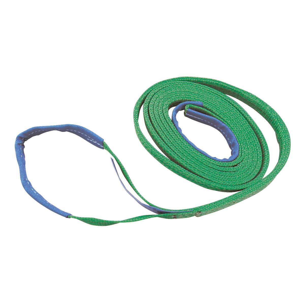 Kerbl Sangle de levage 2 plis, avec 2 boucles, testée GS, 6 m x 60 mm