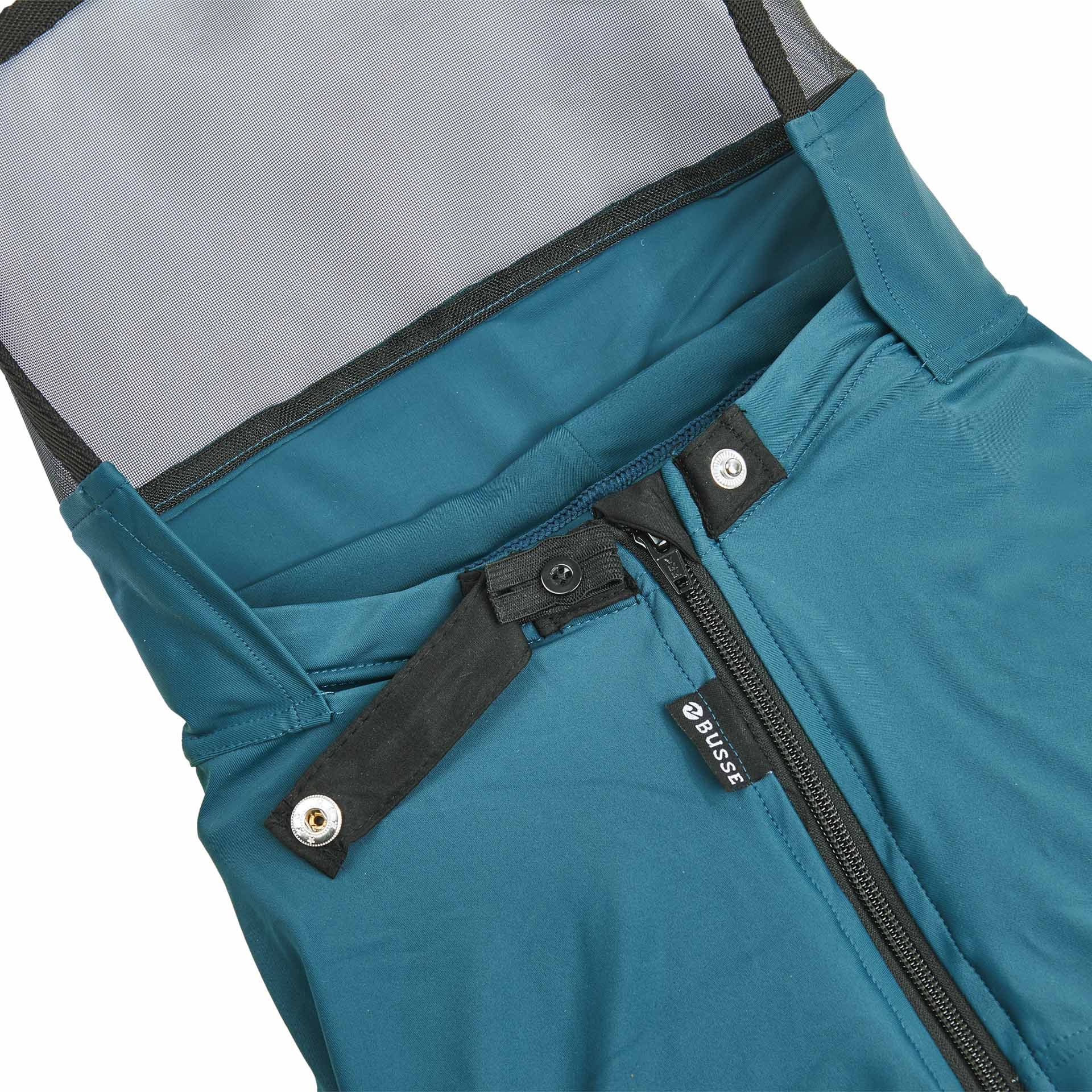 BUSSE Fliegenmaske TWIN FIT FLEXI PLUS, Nüsternschutz, Shetty petrol