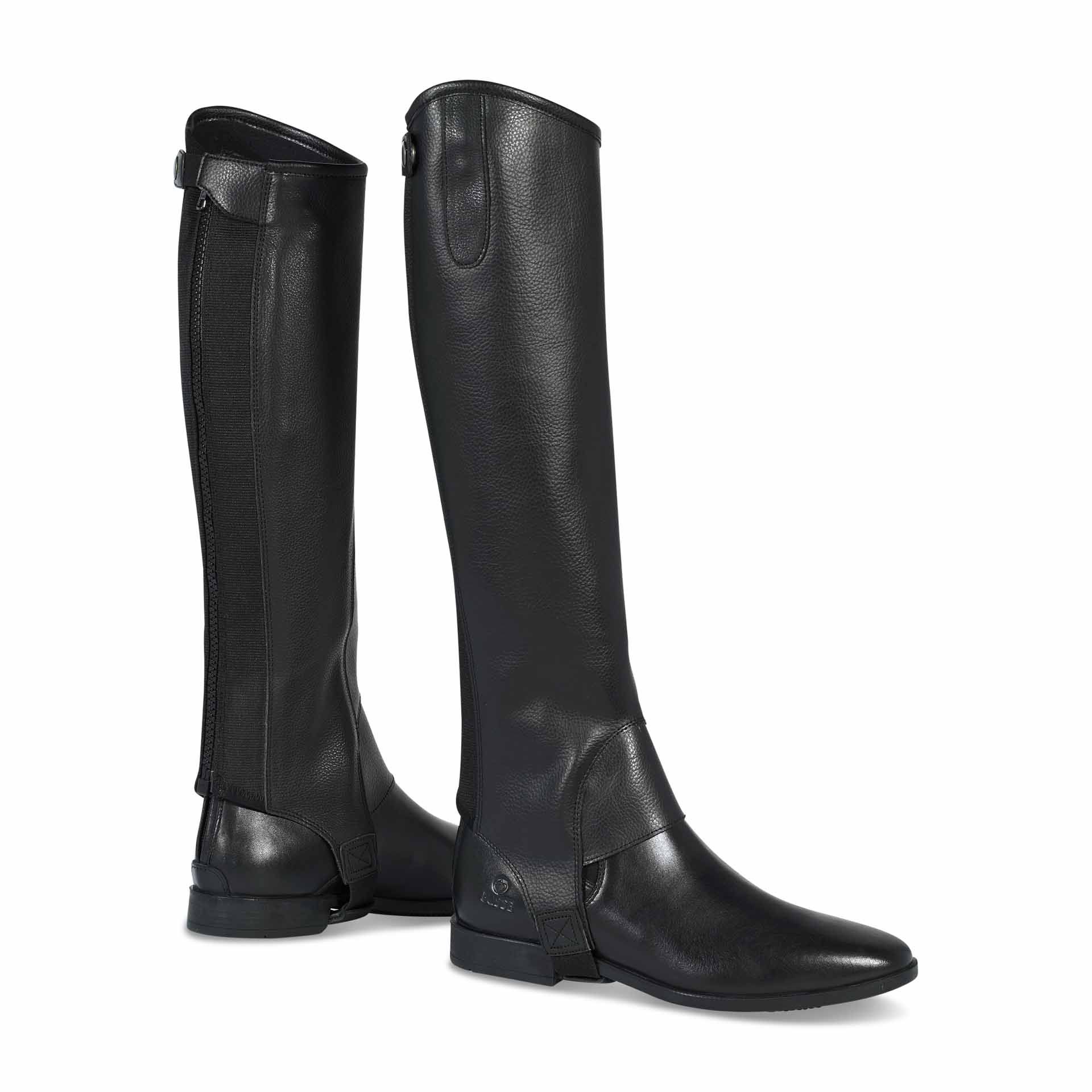 BUSSE SOFT Short Chaps, Close-Contact Riding Chaps for Riders