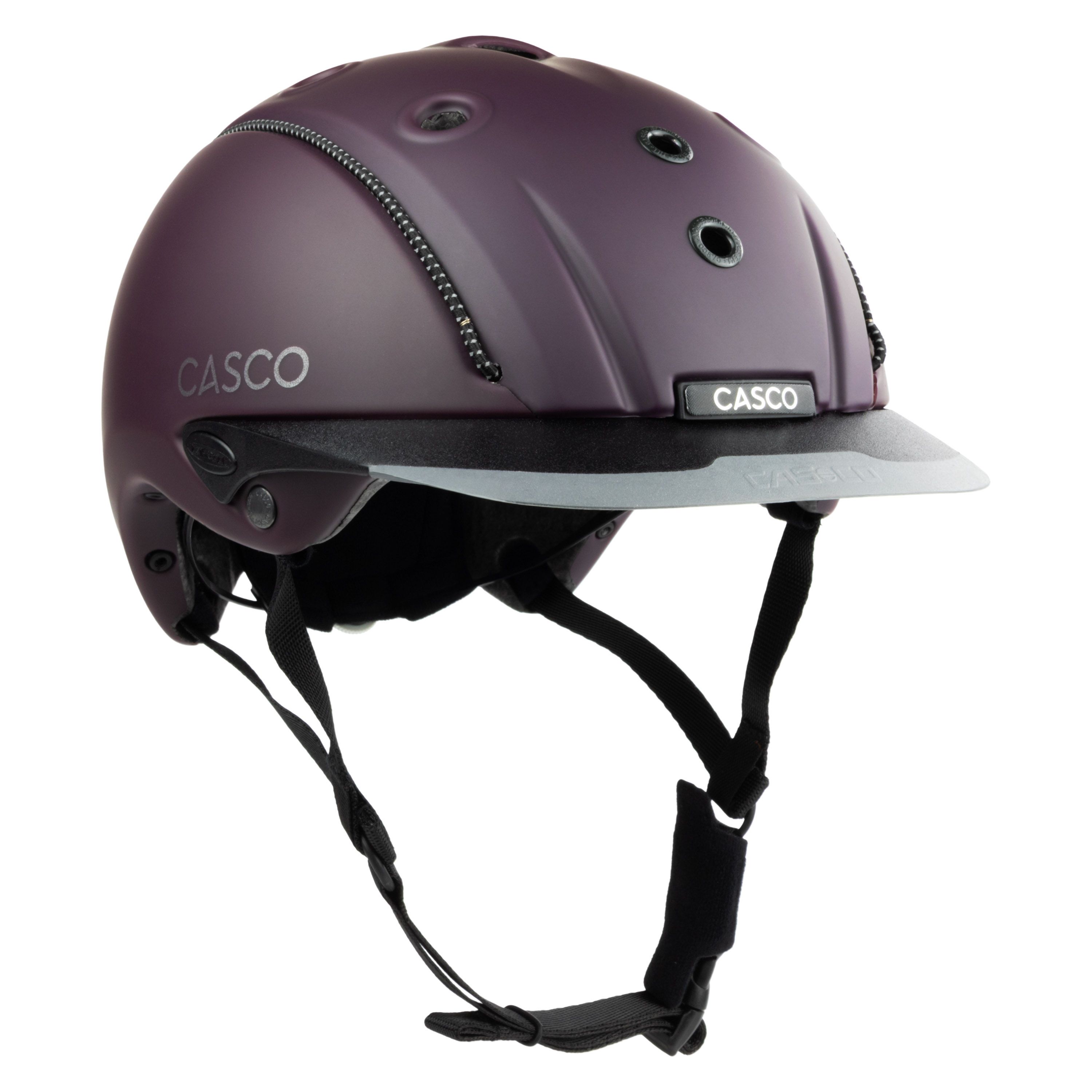 Casco Mistrall Prime Merlot cască de echitație merlot mat