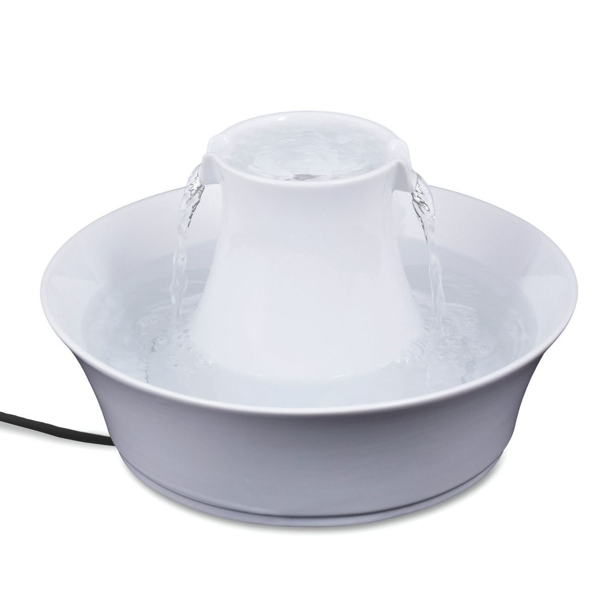 PetSafe Drinkwell Avalon Ceramic Pet Fountain, 2 Litres, in use