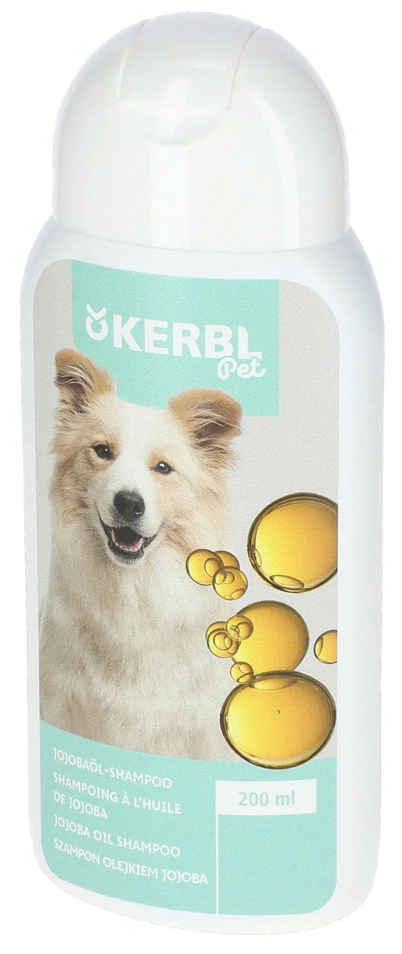 Kerbl Pet Shampoo all'olio di jojoba per cani, delicato 200 ml, confezione