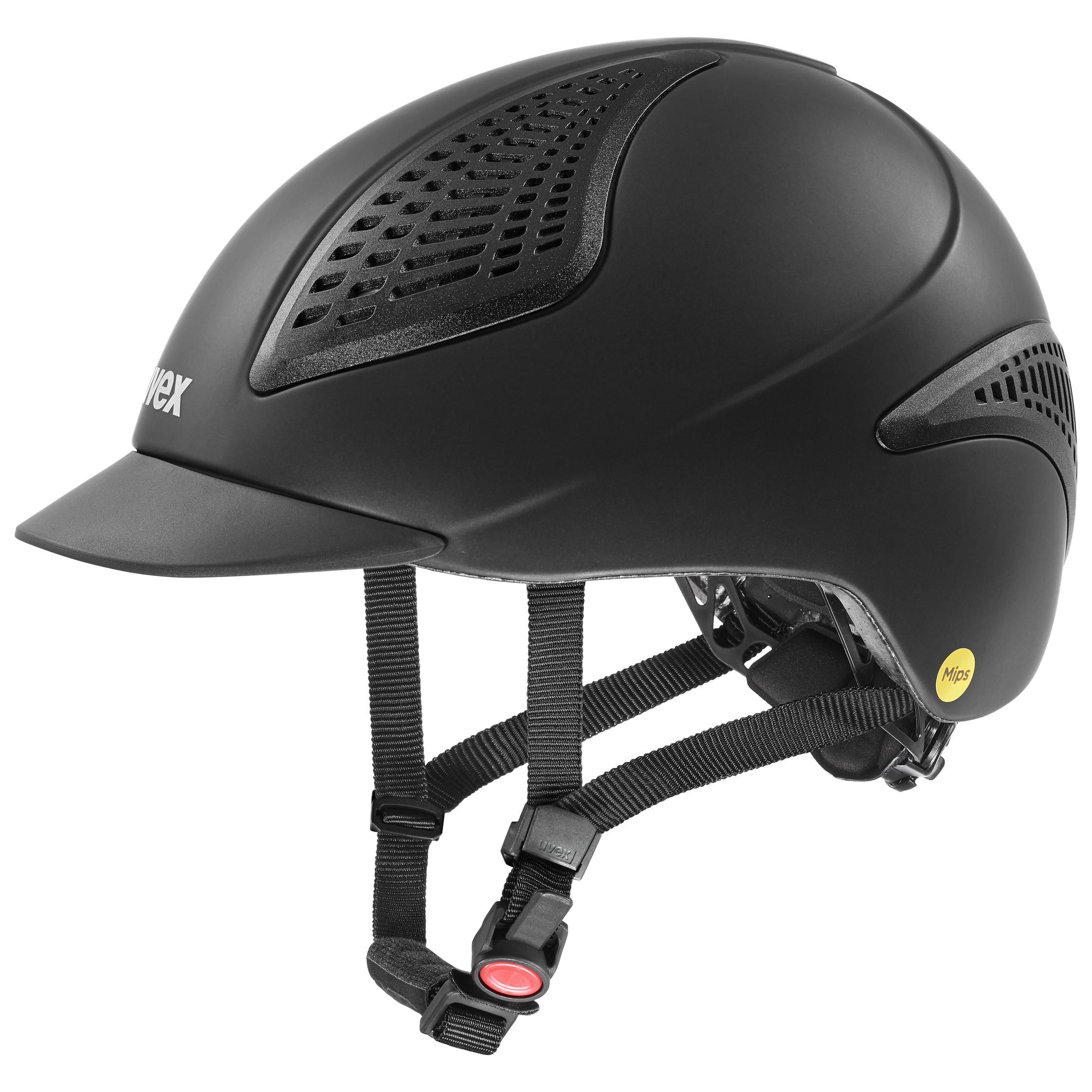 Cască de călărie uvex exxential III Mips negru mat XXS-S