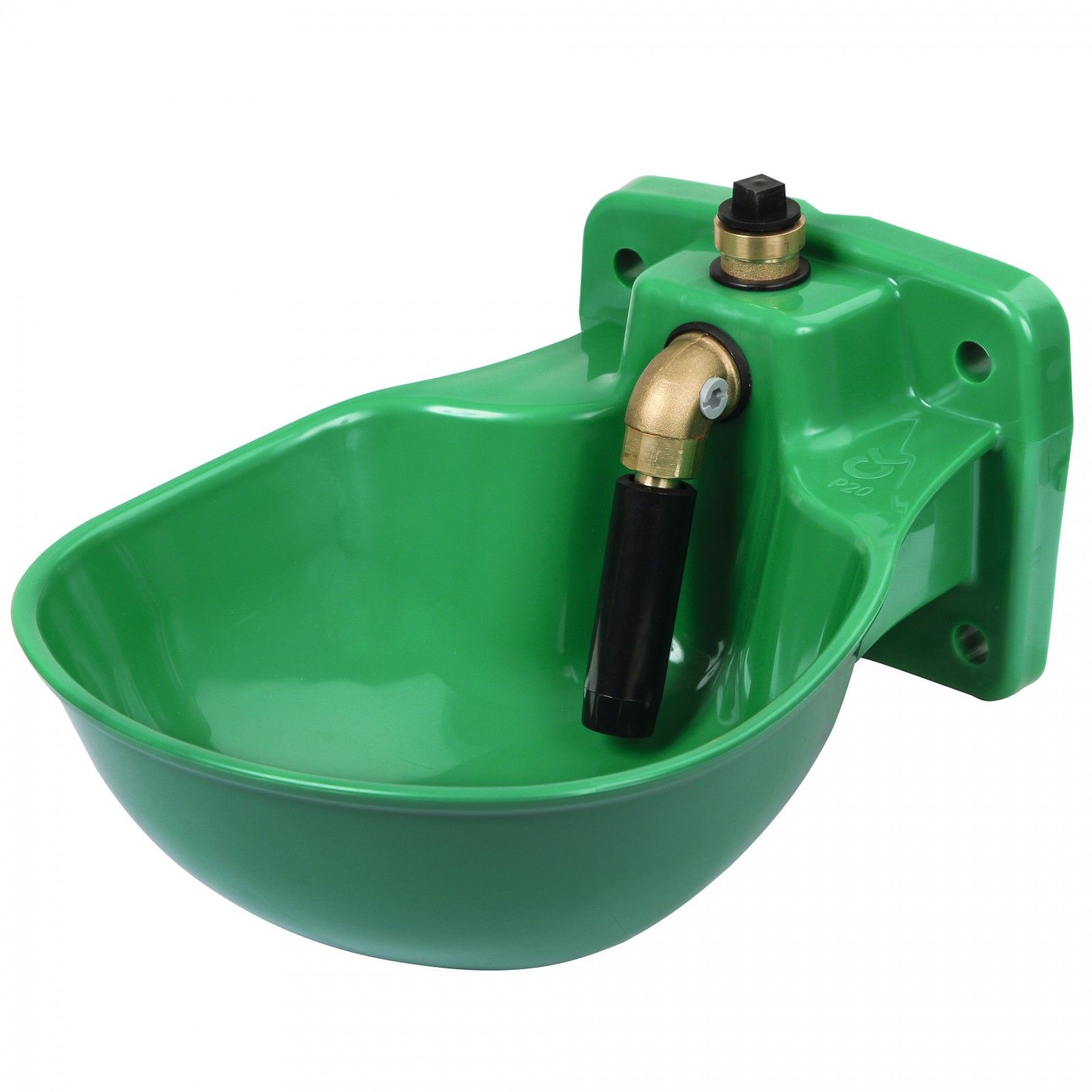 Kerbl Abreuvoir K75 en plastique 1/2 pouce avec robinet à tube et bouchon de vidange