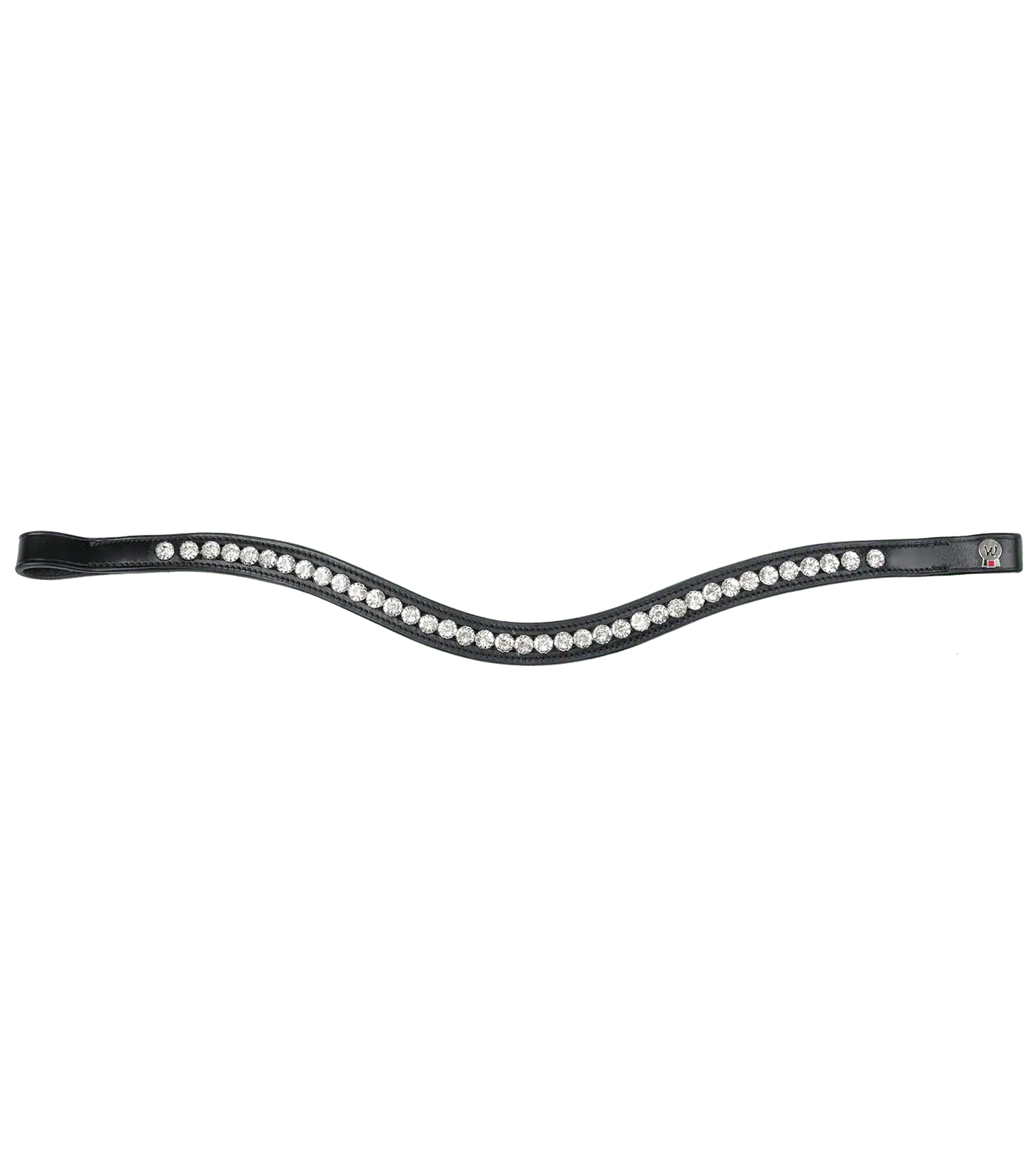Frontal Waldhausen X-Line Classic noir, galbé avec strass