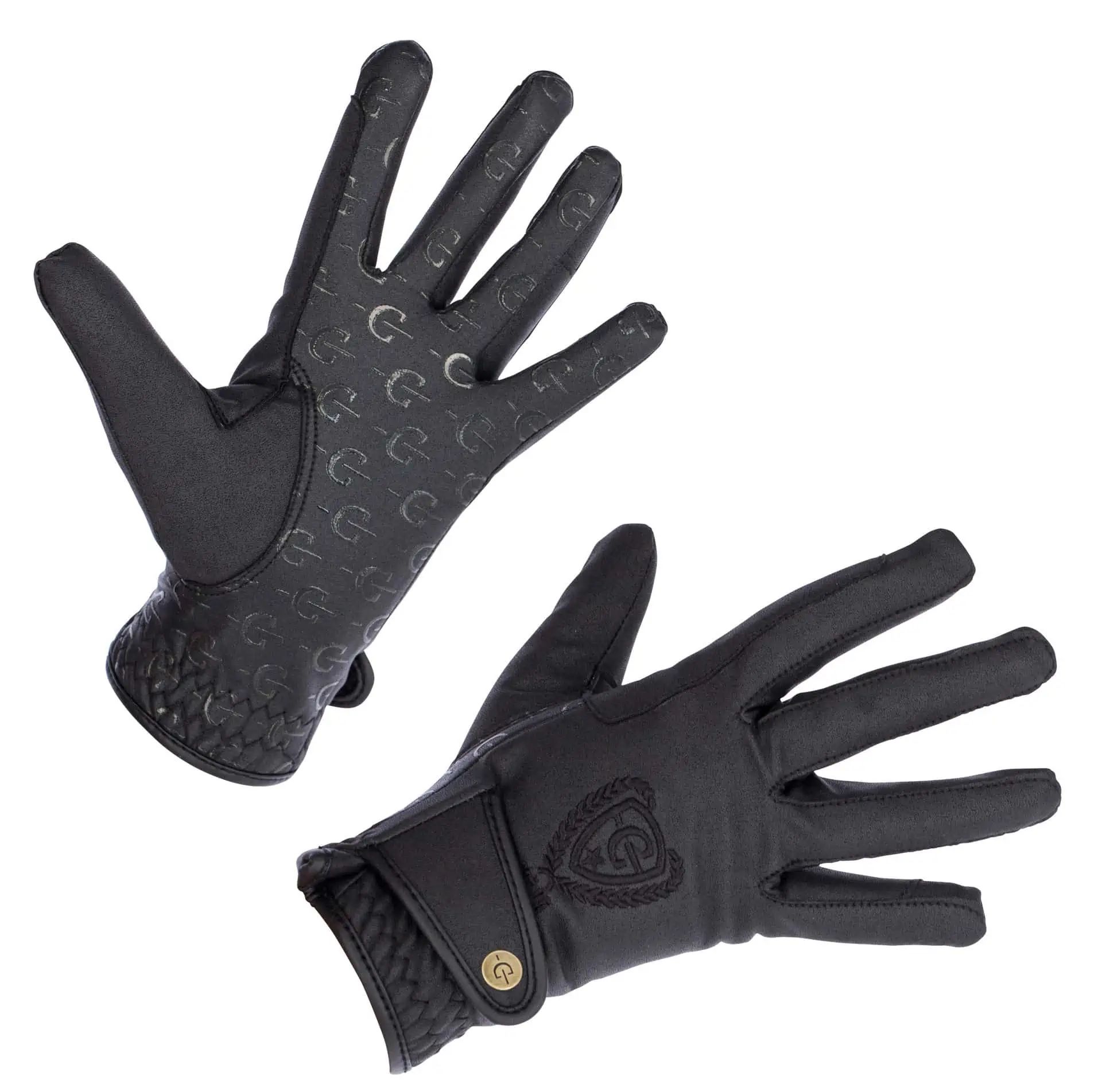 Covalliero Winter-Reithandschuh Mora, Thinsulate, schwarz, Set