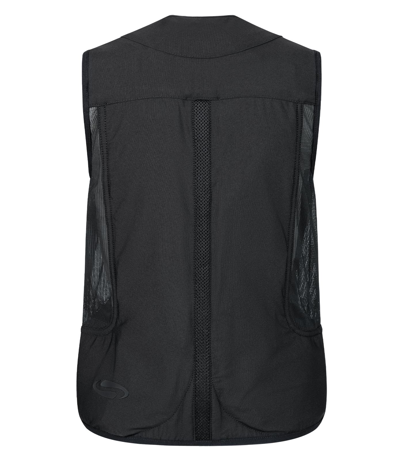 SWING Légzsák Mellény P25 AIR, fekete, Lovaglómellény, hátulnézet