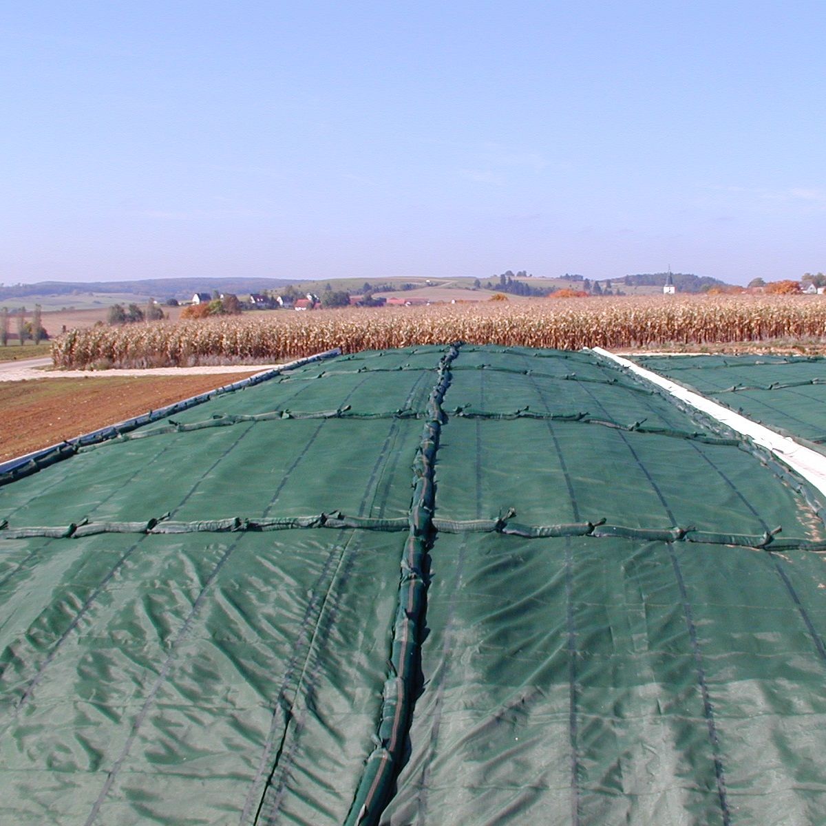 Bâche de protection de silo 240 g/m 12 x 15 m