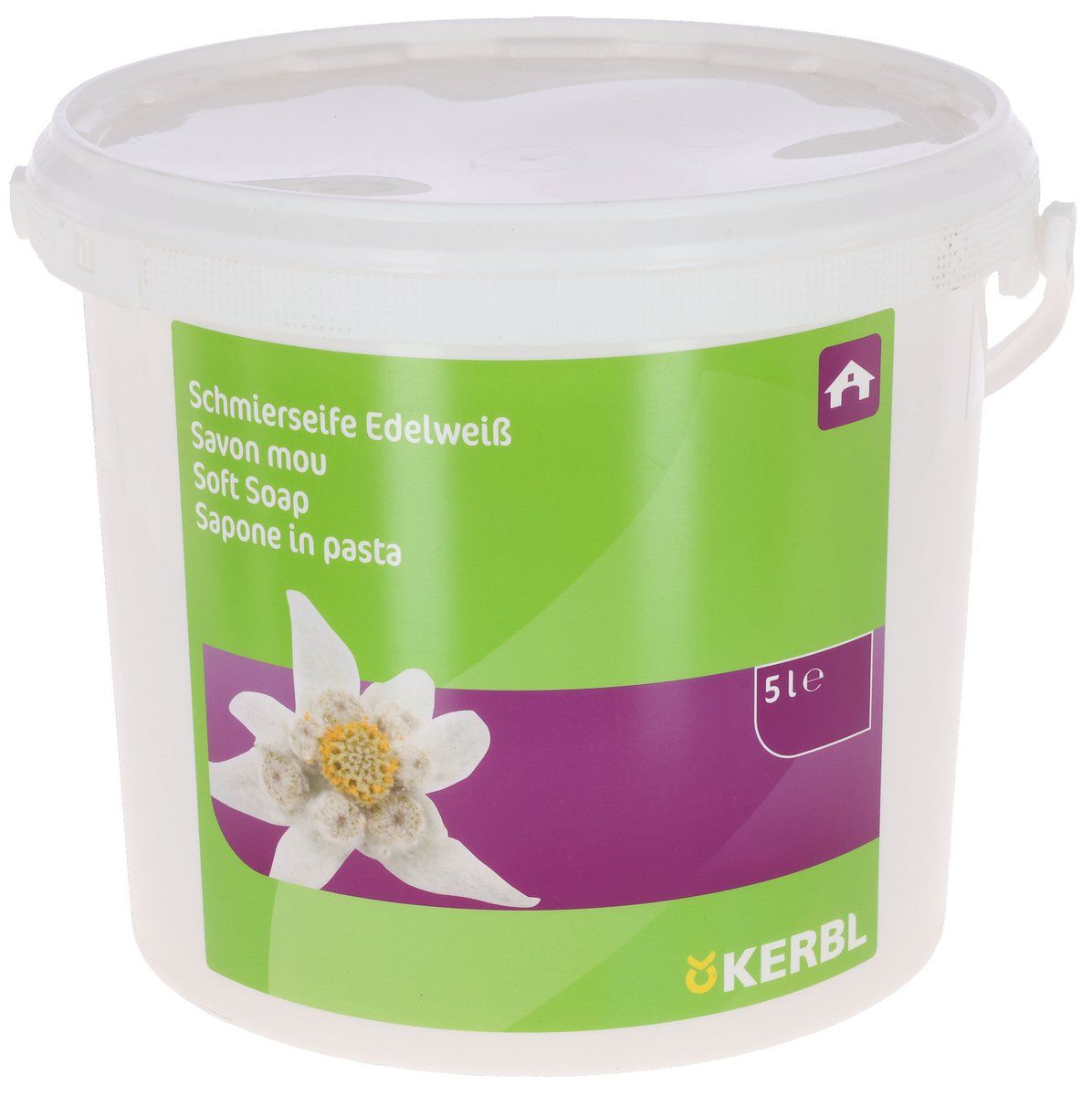 Kerbl Schmierseife Edelweiß Universalreiniger und Vollwaschmittel, 5000 ml