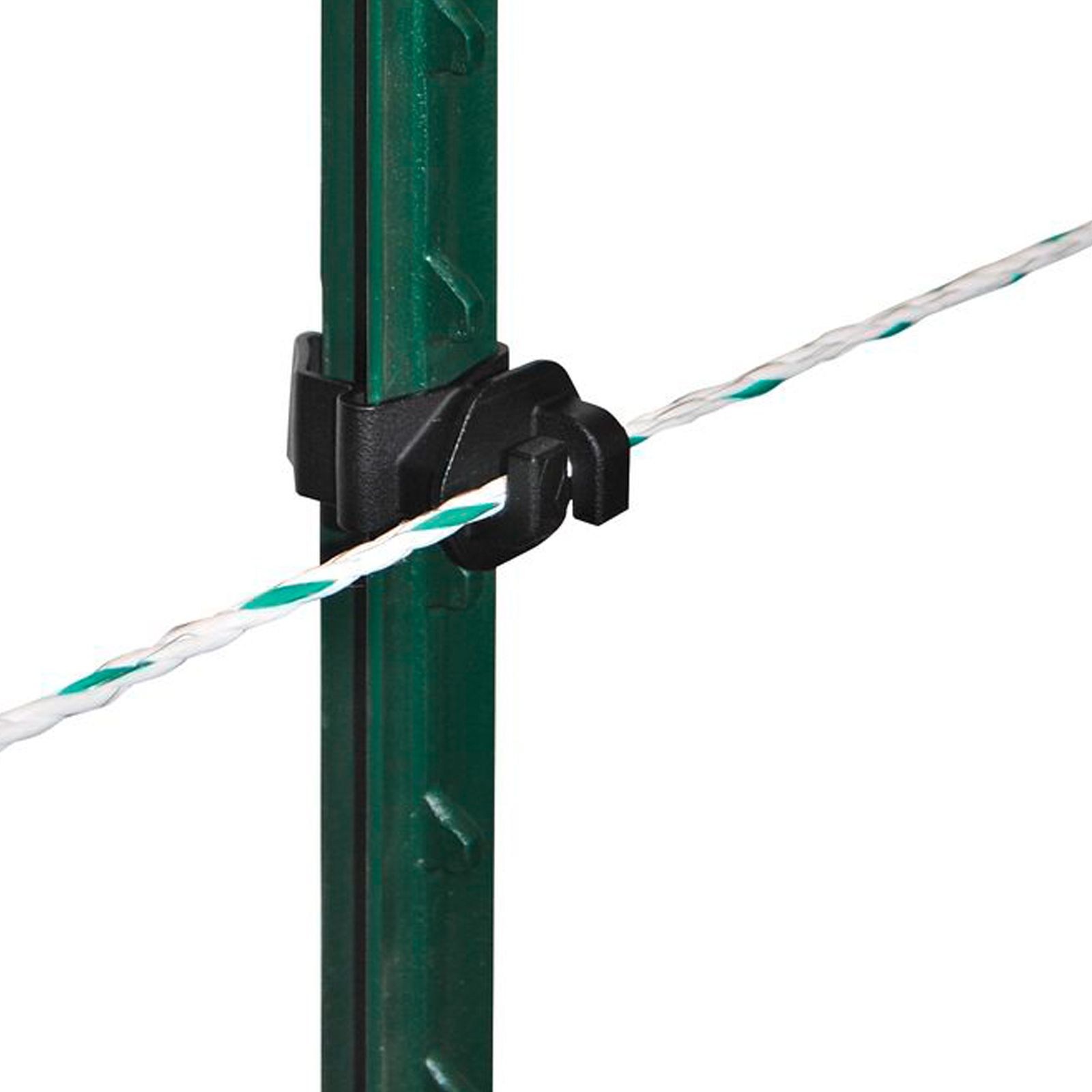 25x T-Post Seilisolator für T-Pfosten, Detailansicht, Isolator