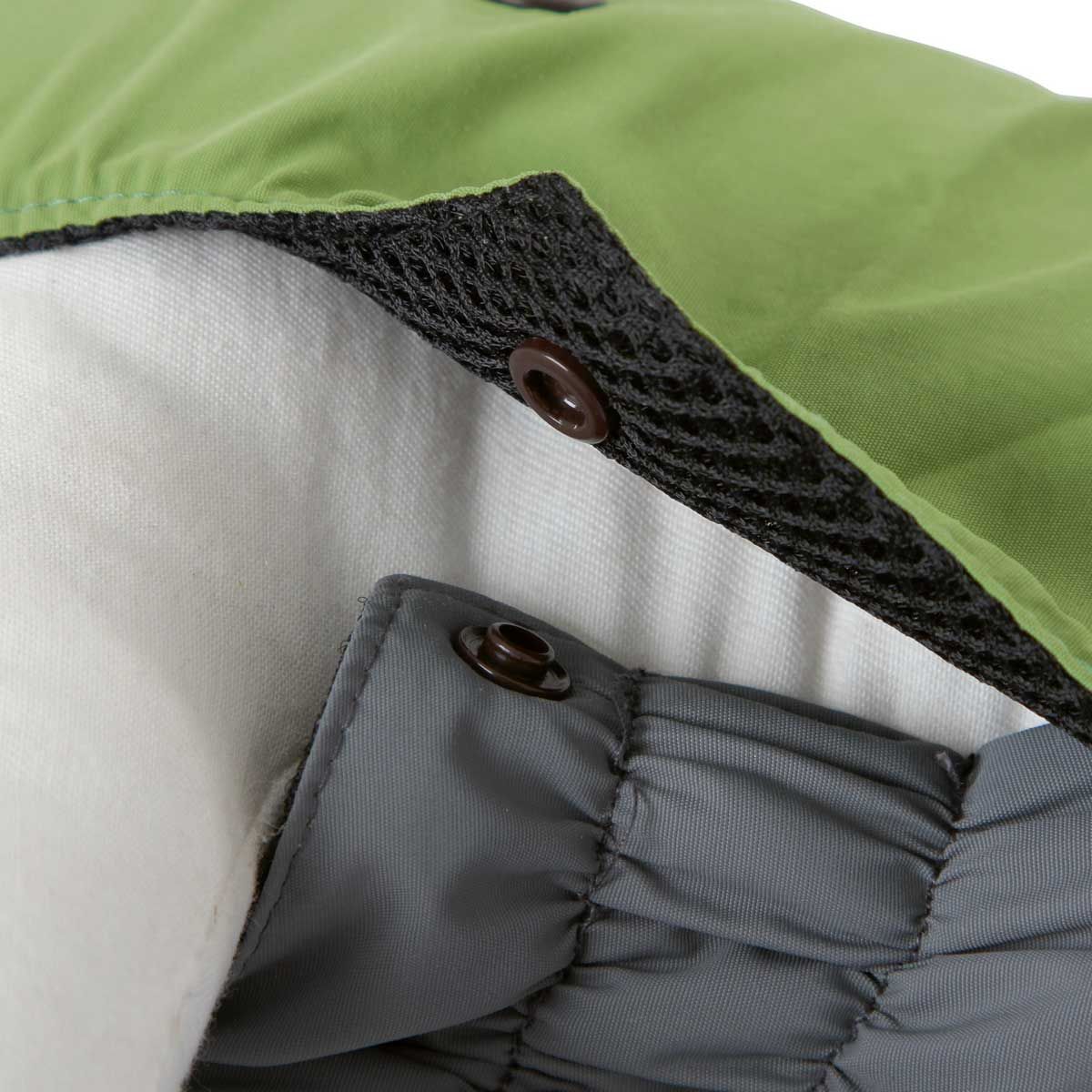 Kerbl Outdoor Hundemantel Vancouver, wasserdicht, grün/grau, 35 cm