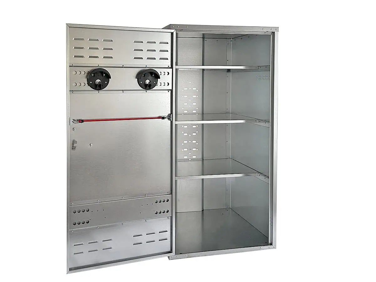 Universalschrank 150x75x75 cm Vorhangschloss