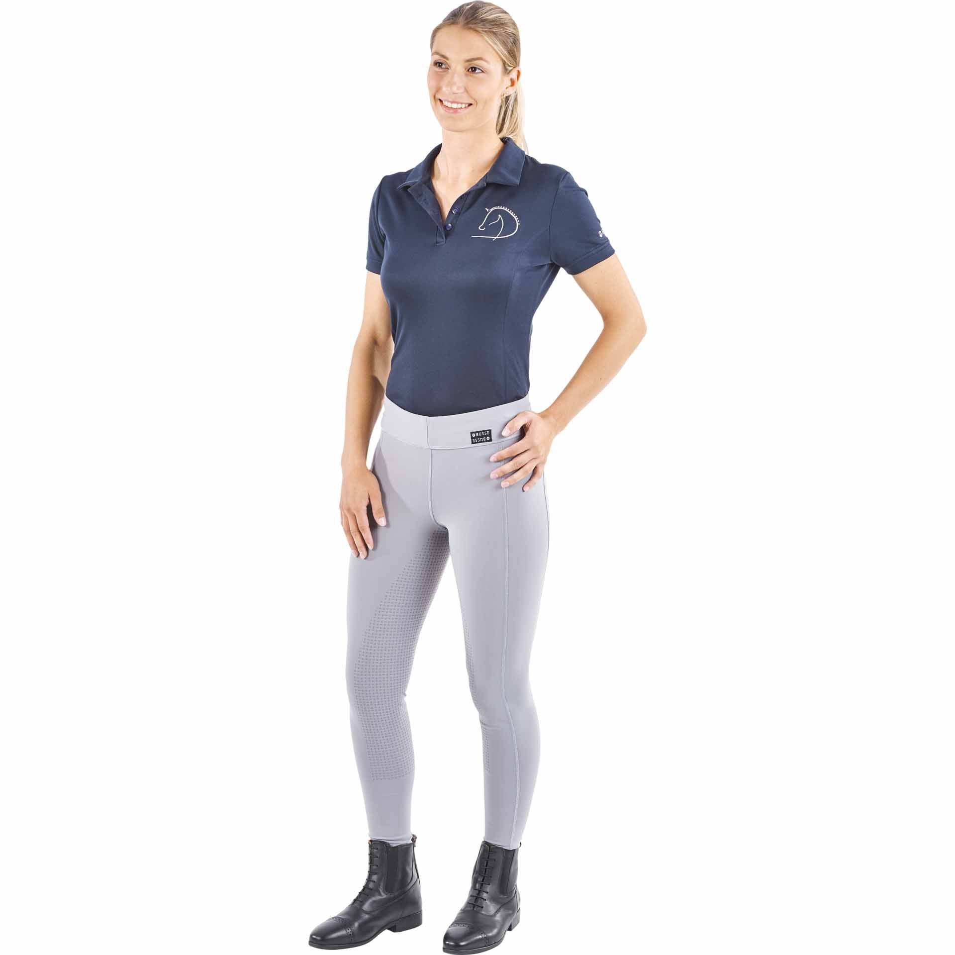 BUSSE Reit-Tights PASSION, sportlich-glamourös mit Glitzernähten, Vorderansicht