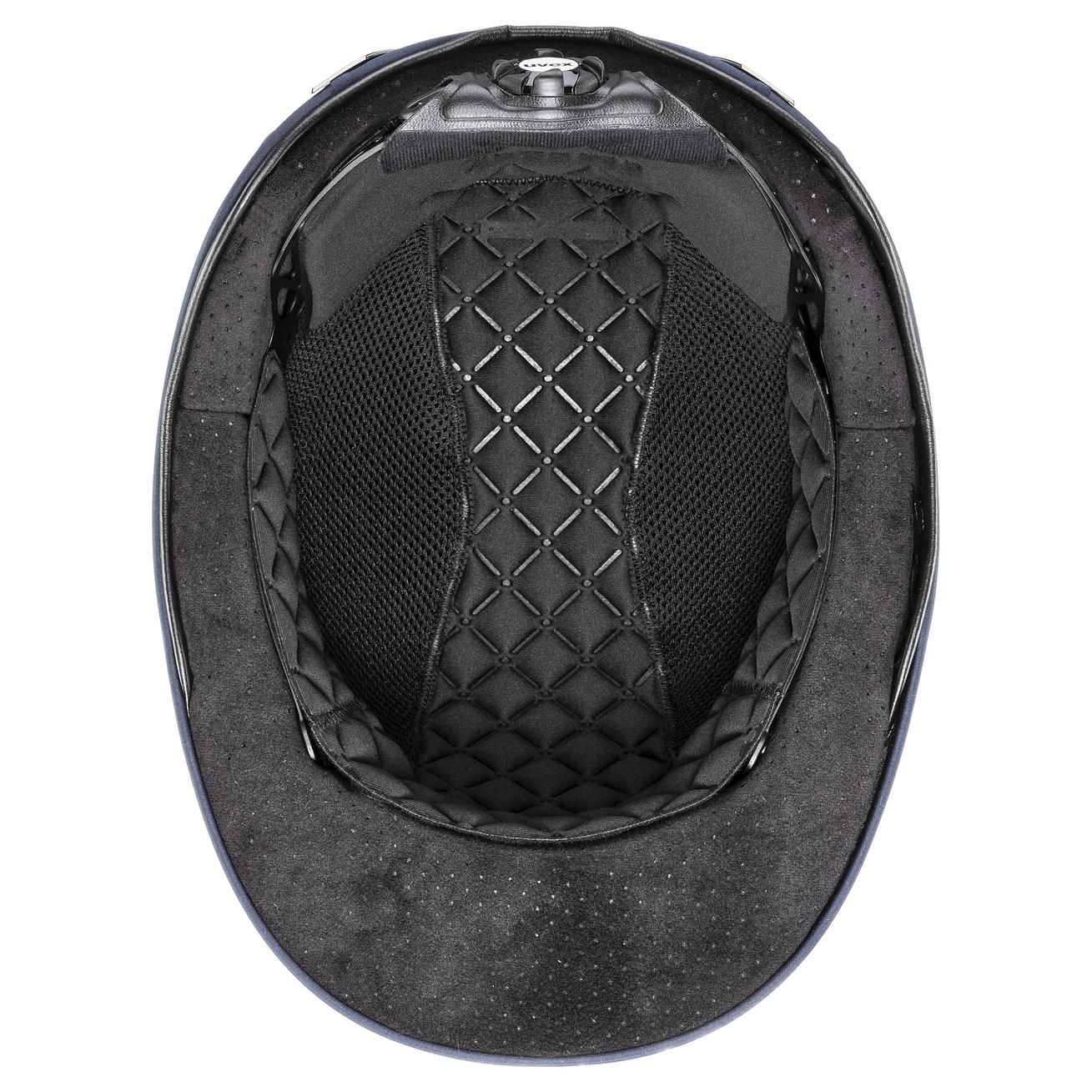 Casque d'équitation uvex exxeed diamond avec cristaux Swarovski, Hardshell, détail, aliment
