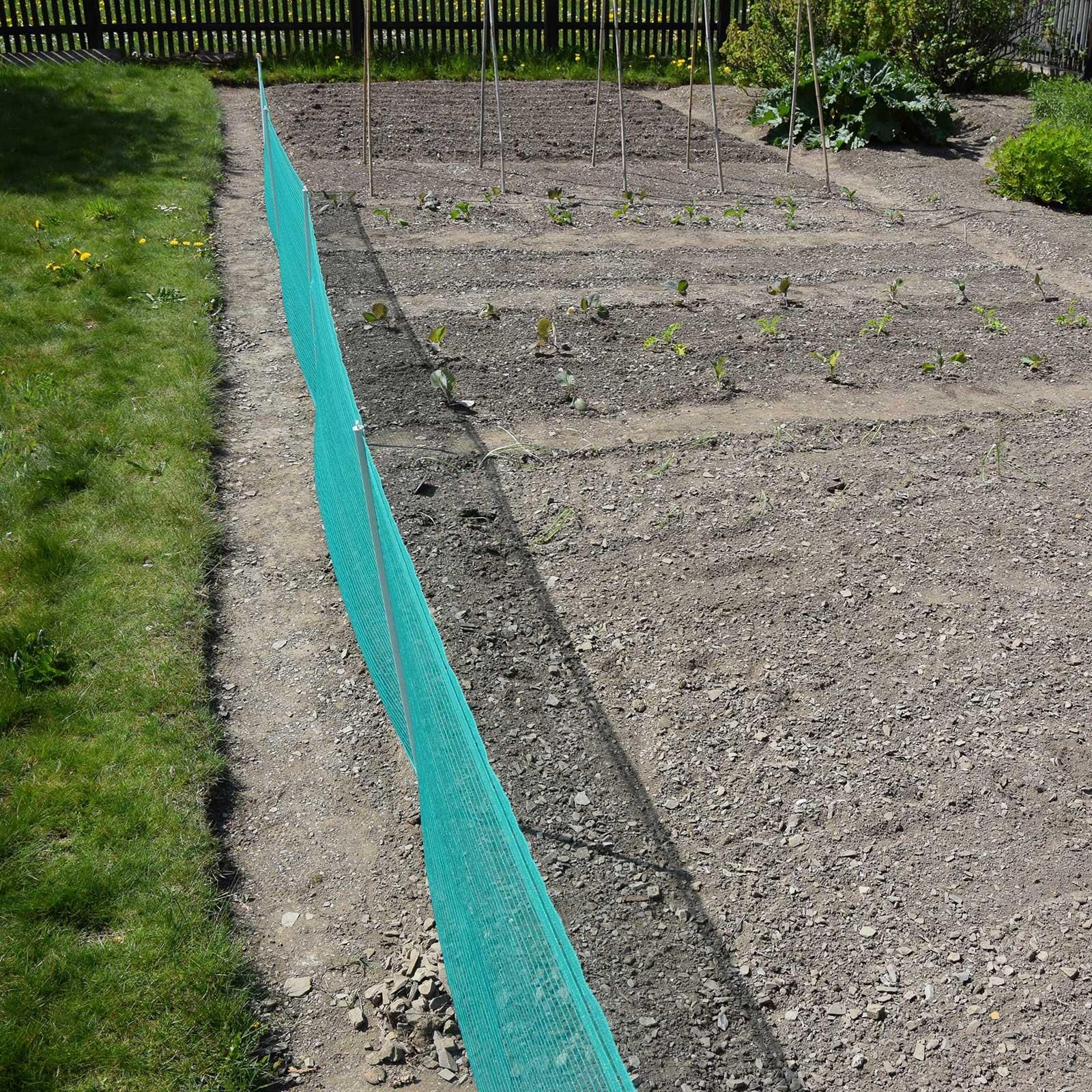 Univerzális határoló kerítés, 80 cm x 20 m, használat közben