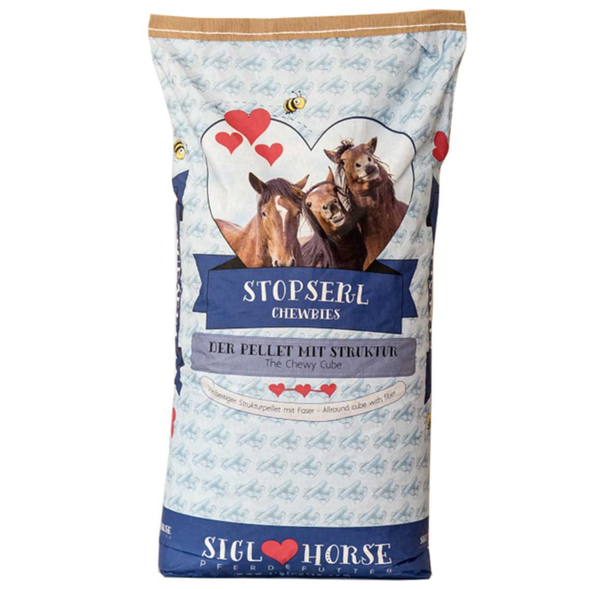 Mélange Siglhorse Stopserl en granulés 25 kg, emballage