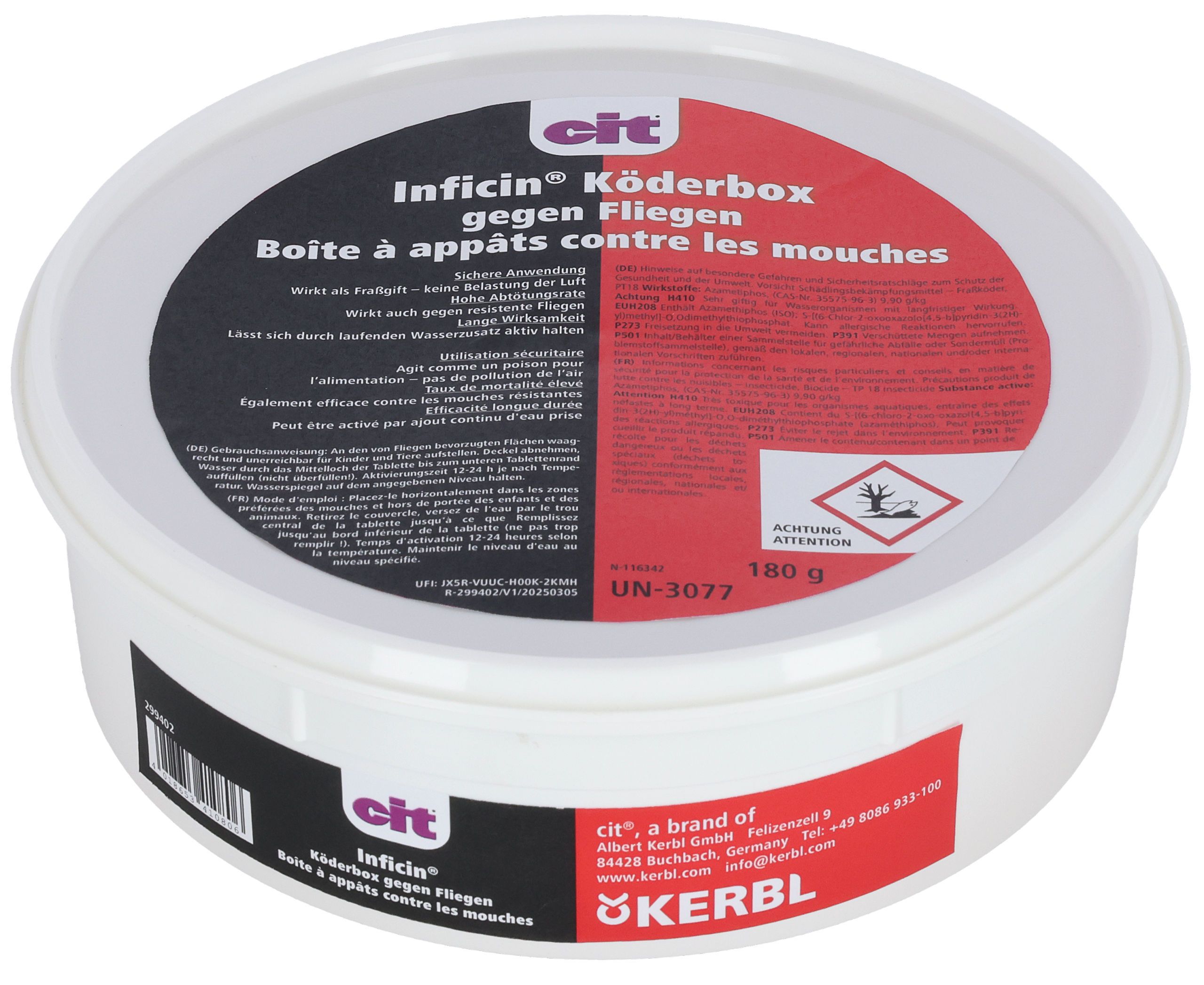 Insektizid, Fliegenköder, Gift, Eimer, 180 g