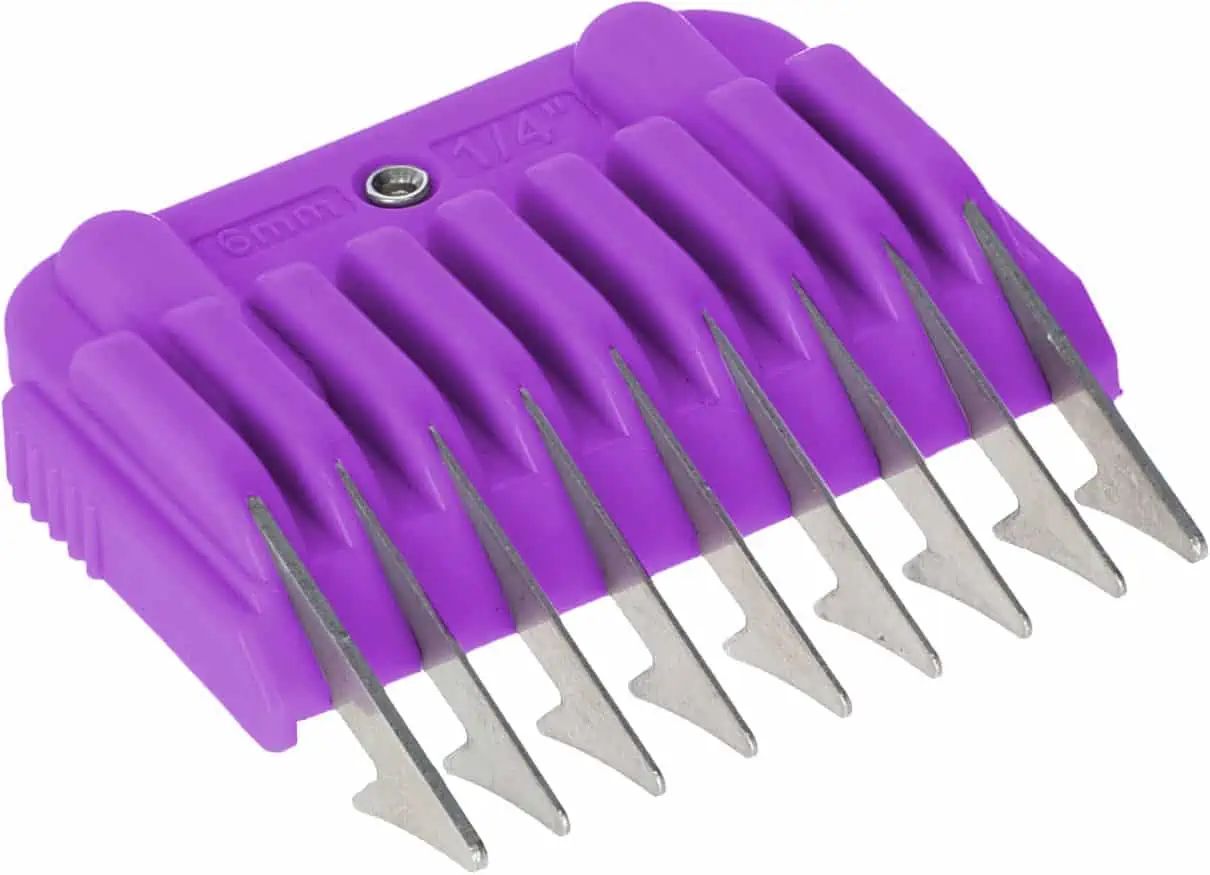 Peigne à clipser Aesculap SnapOn, dents en acier inoxydable, 6 mm