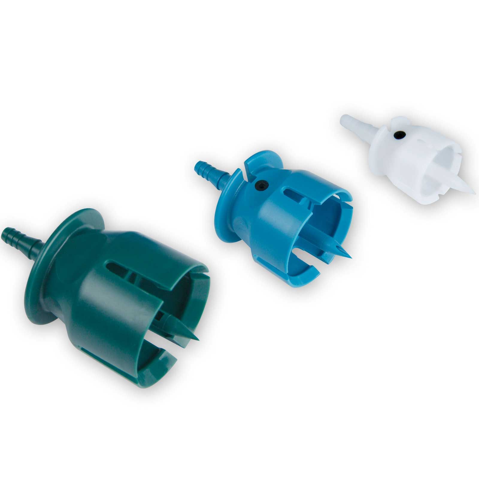 HSW Uttags- och ventilationslock för självfyllande sprutor, set med 3 st, set