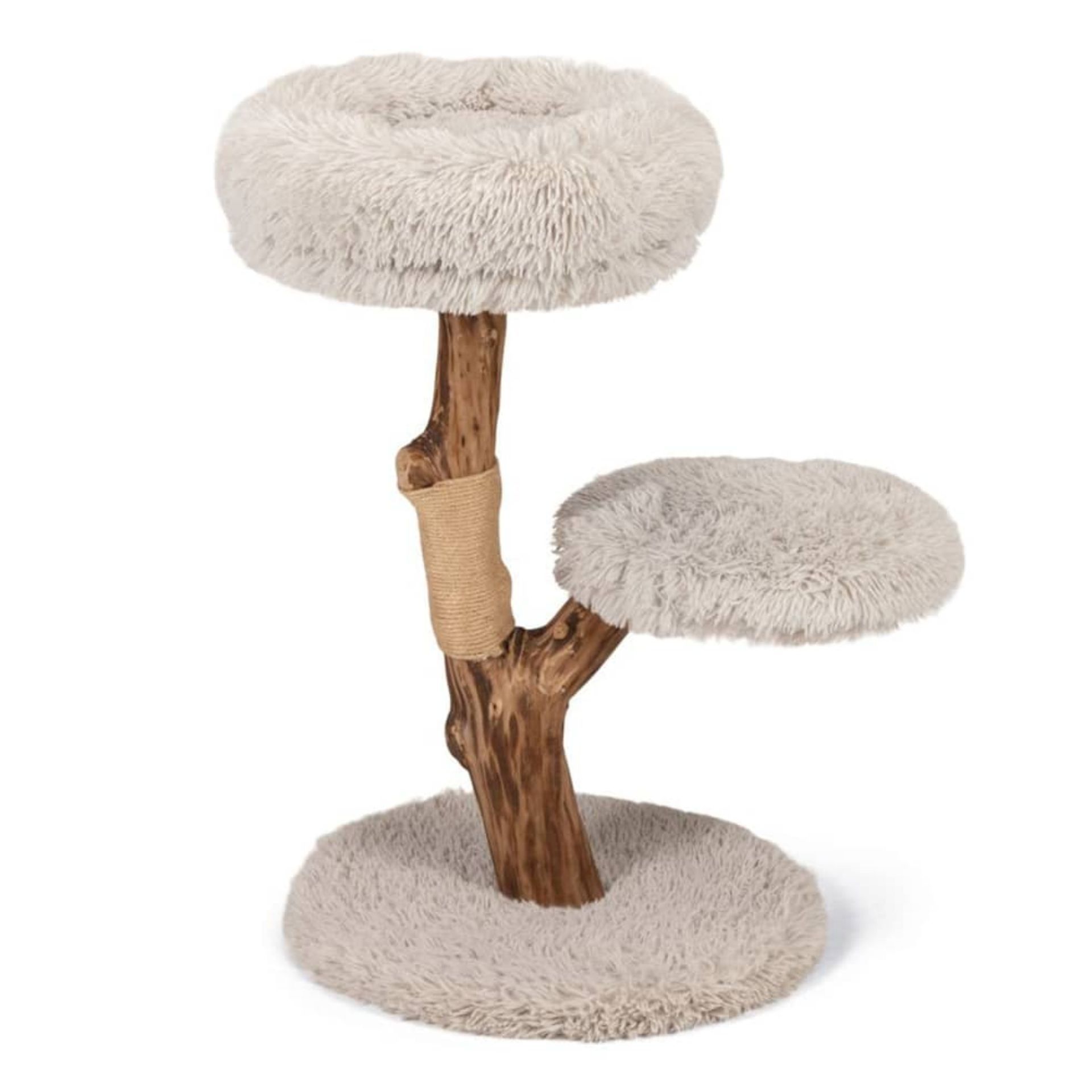 Arbre à chat en bois - Designed by Lotte Zora 50x50x72