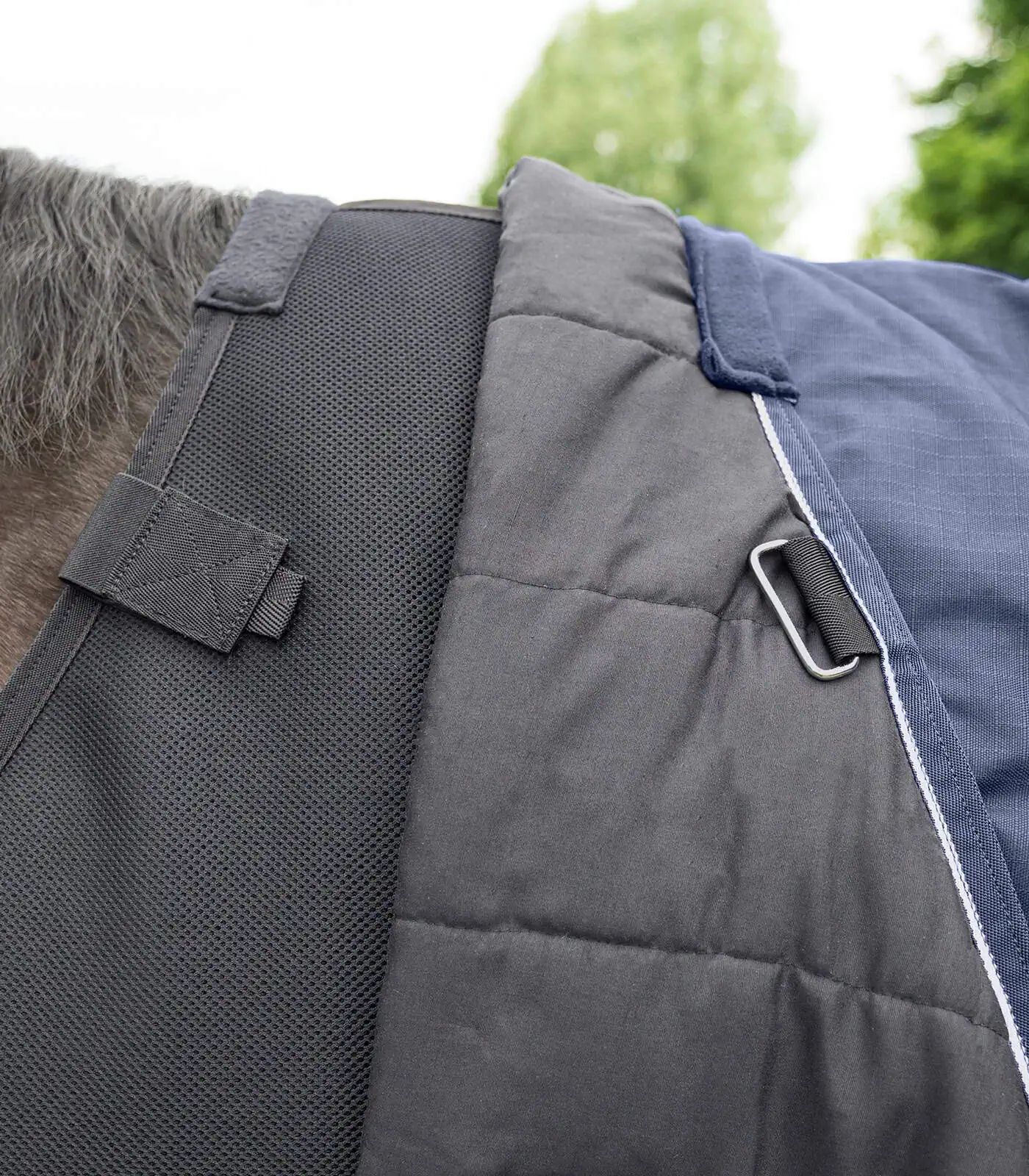 Waldhausen Air Mesh Unterdecke für Pferde, atmungsaktiv, schwarz, 135 cm