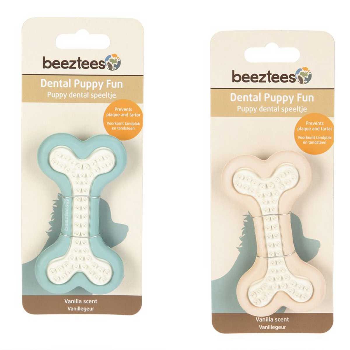 Beeztees Puppy Gummiben, Tandvård för Valpar under Tandbyte, färgvariant