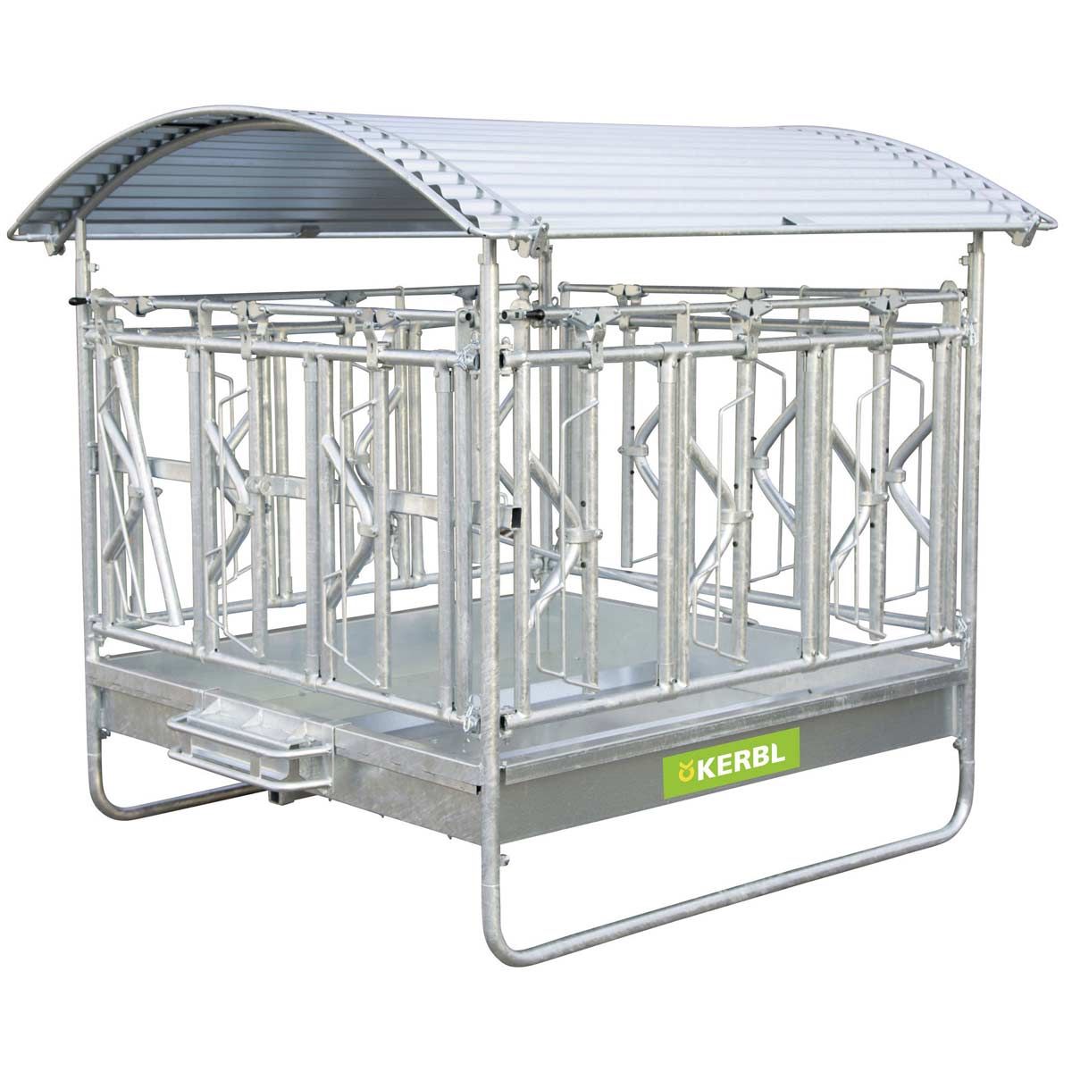 Râtelier carré avec cornadis pour bovins sans cornes