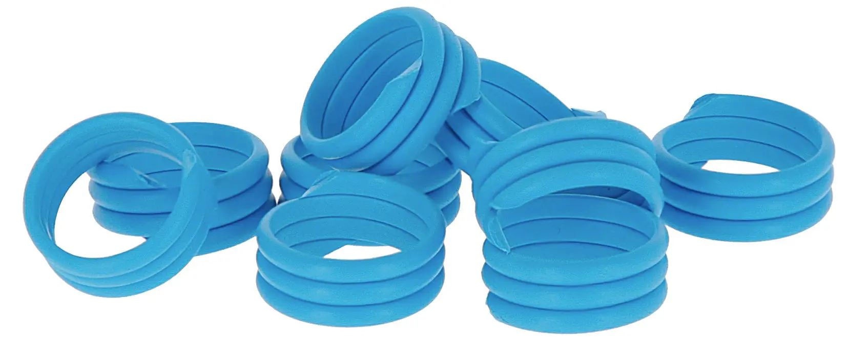 Kerbl Spiralringe Hühner 16 mm, 20 Stück, Geflügelmarkierung