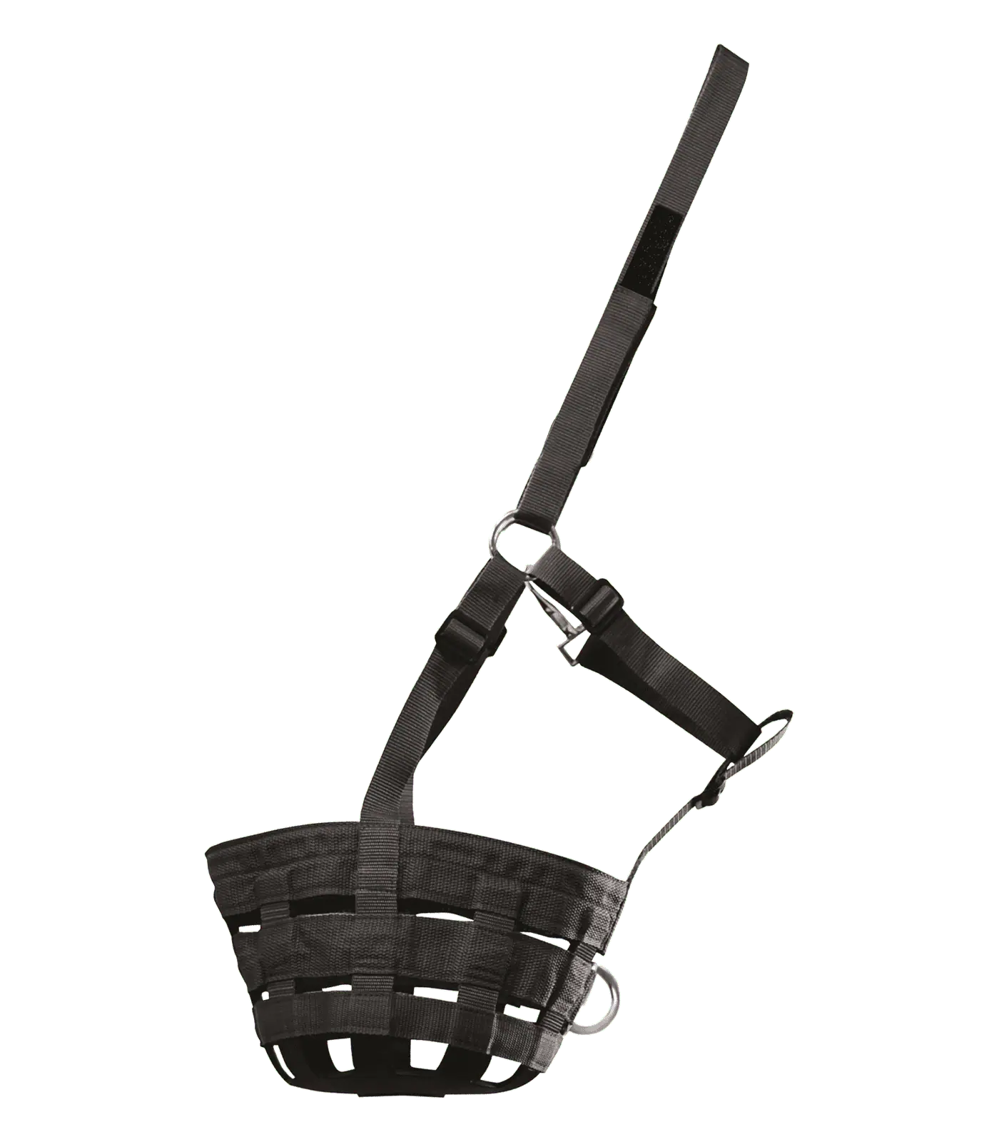 Waldhausen 5-fach verstellbarer Freßschutz, schwarz, Pony
