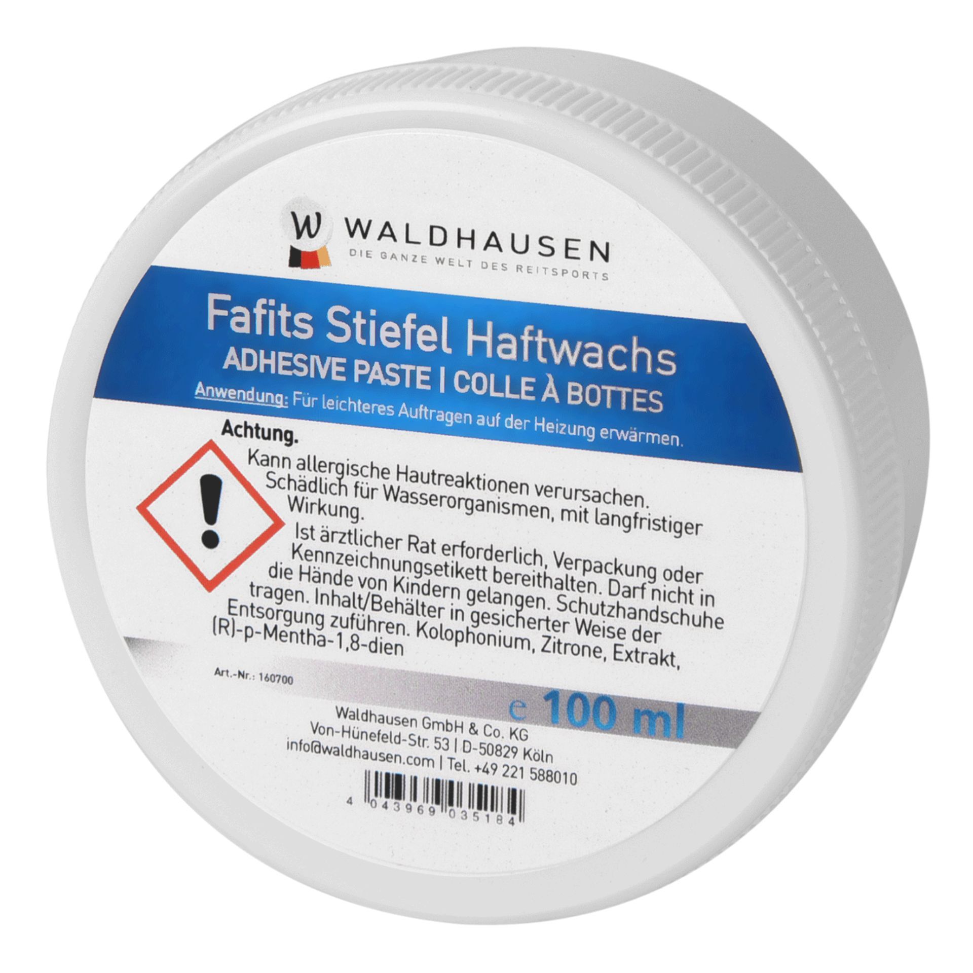Waldhausen Fafits Boot Grip Wax, 100 ml