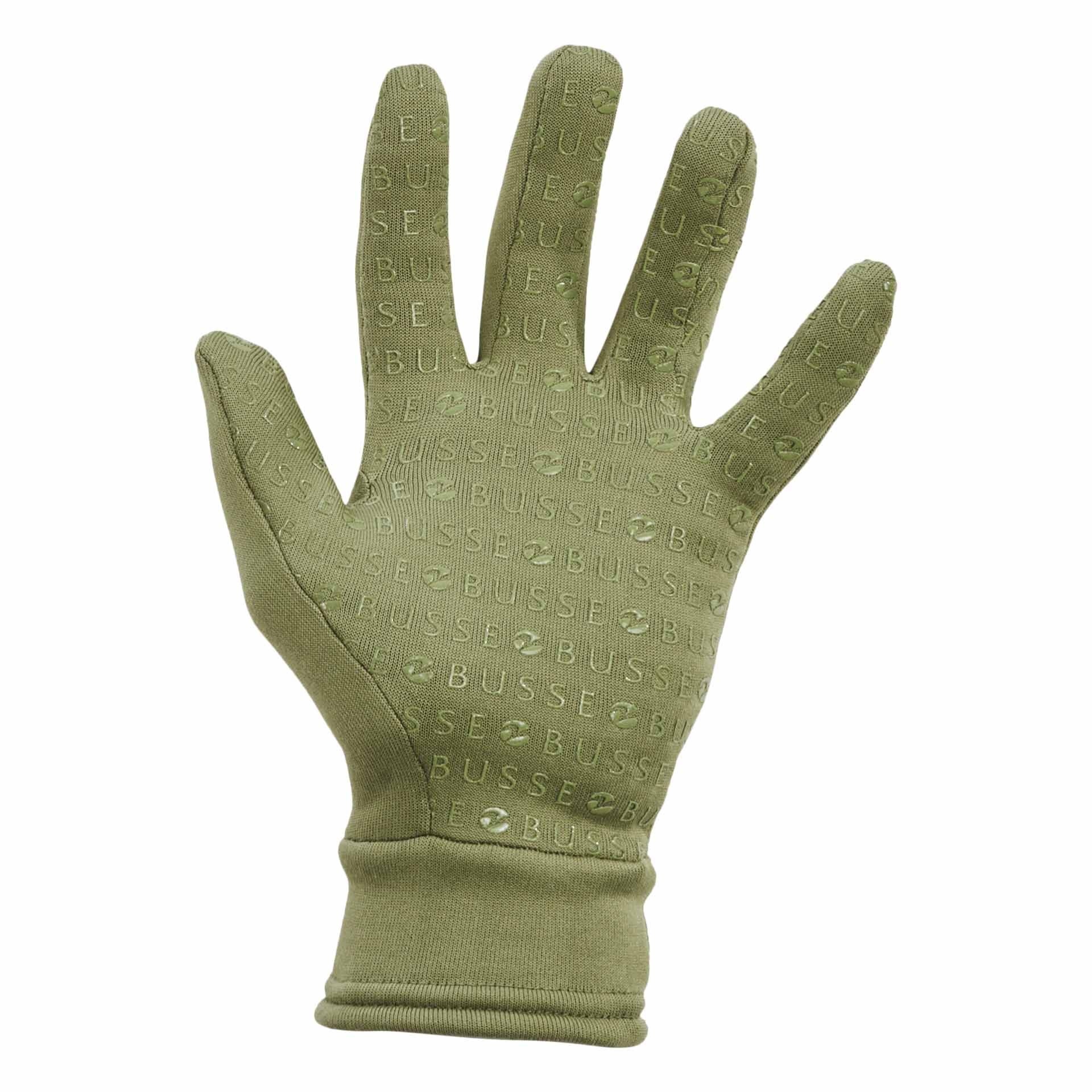 Gants d'hiver BUSSE LARS, gants d'équitation chauds à revêtement silicone, C_L winter olive