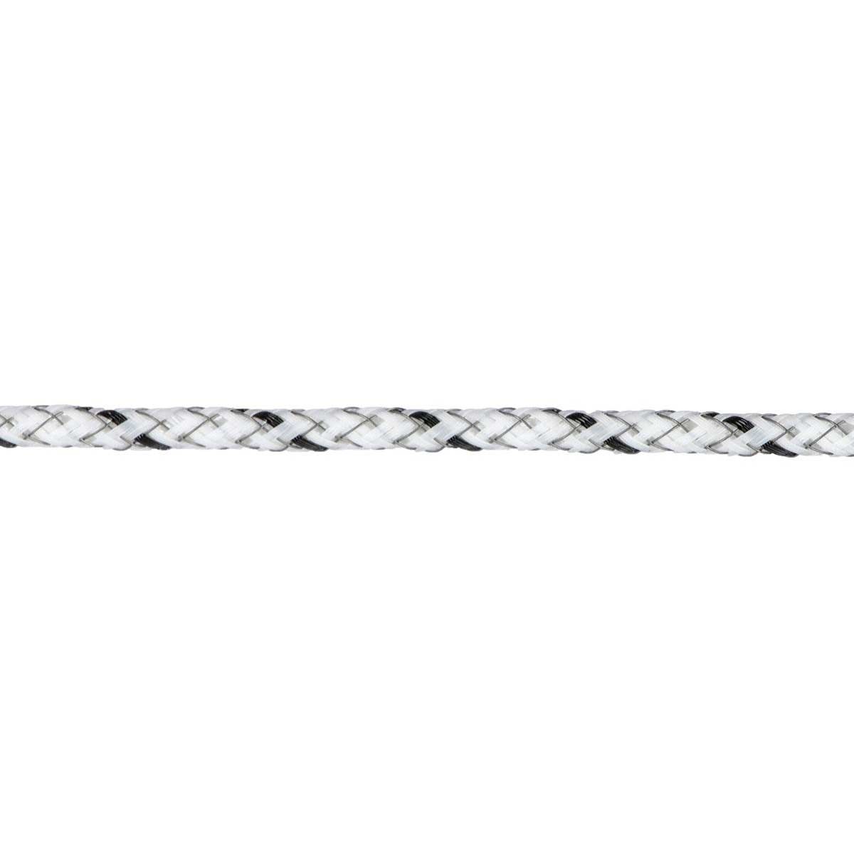 Ako Fence Rope TopLine Ultra TriCOND 300 m, white-black