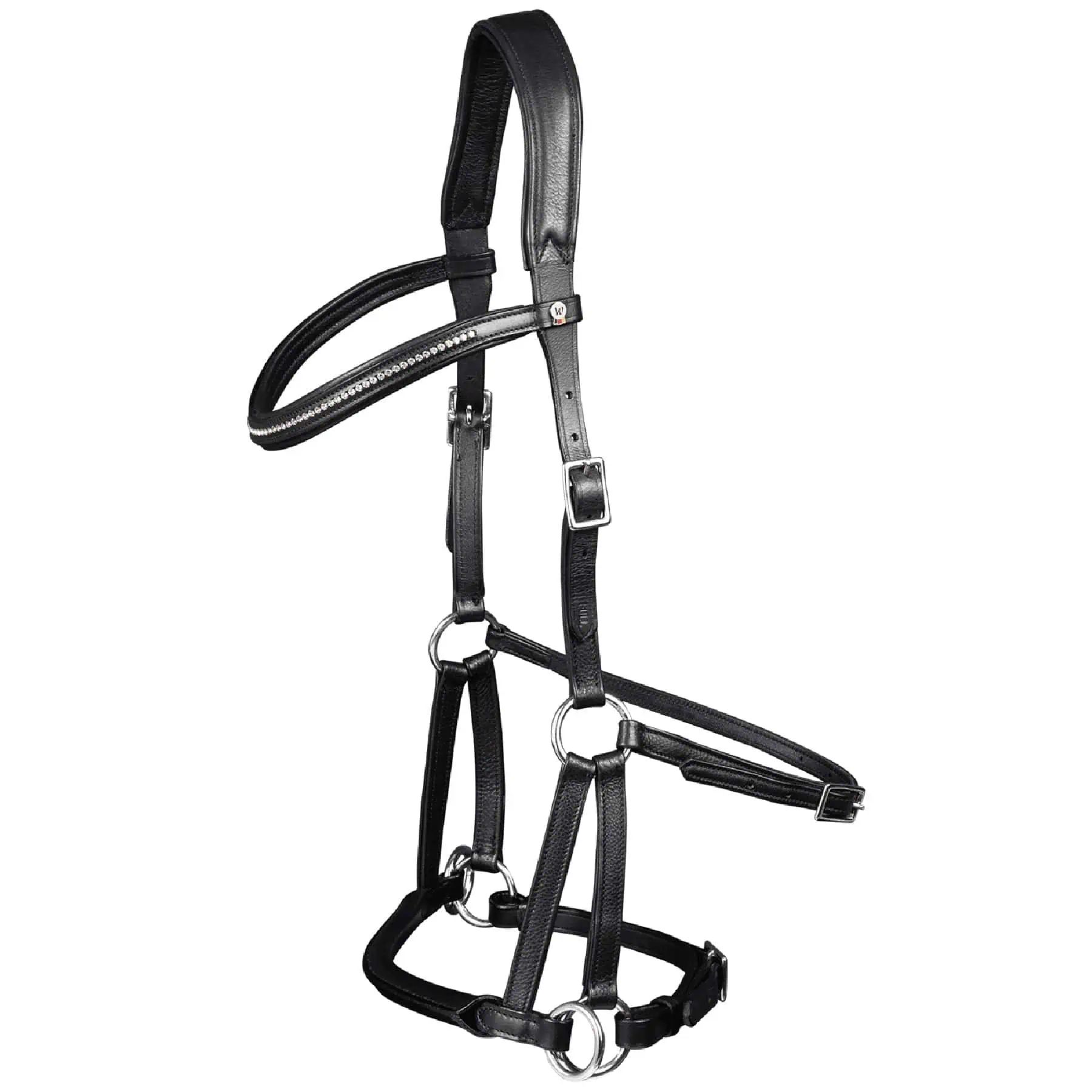 Waldhausen X-Line Bitless Bridle Supersoft Nuova black Pony