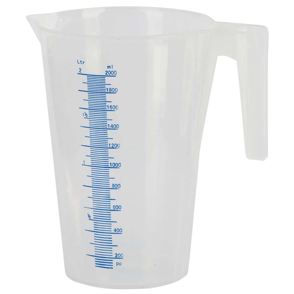 Kerbl Verre mesureur gradué empilable, plastique, 2 litres