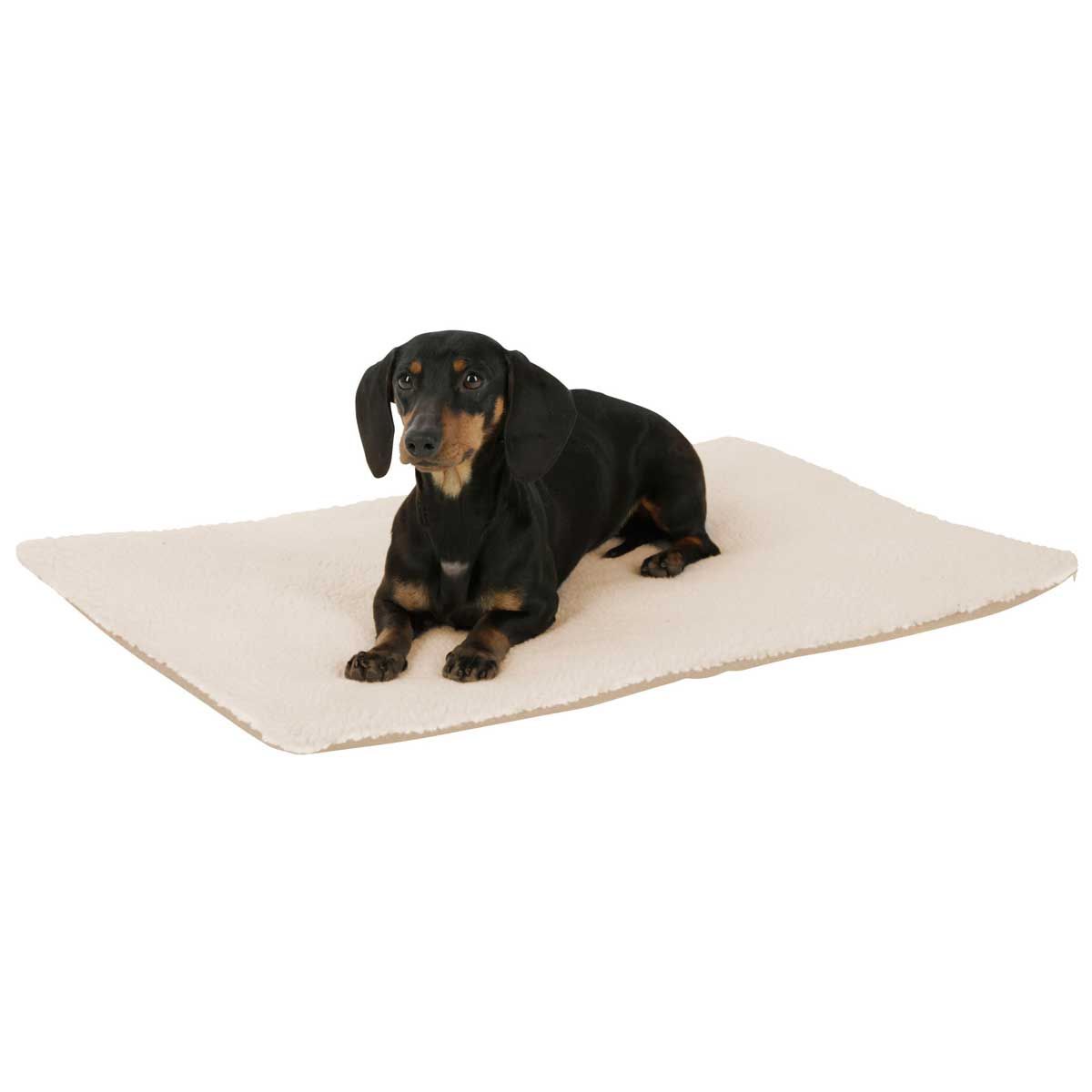 Kerbl Pet Perna THEO autoîncălzită, fleece termic, antiderapantă, lavabilă, în utilizare