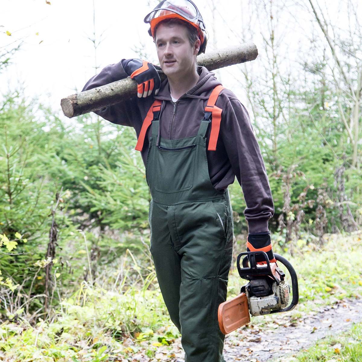 Kerbl FORESTER láncfűrész kesztyű, bal kéz védelem, 10/XL