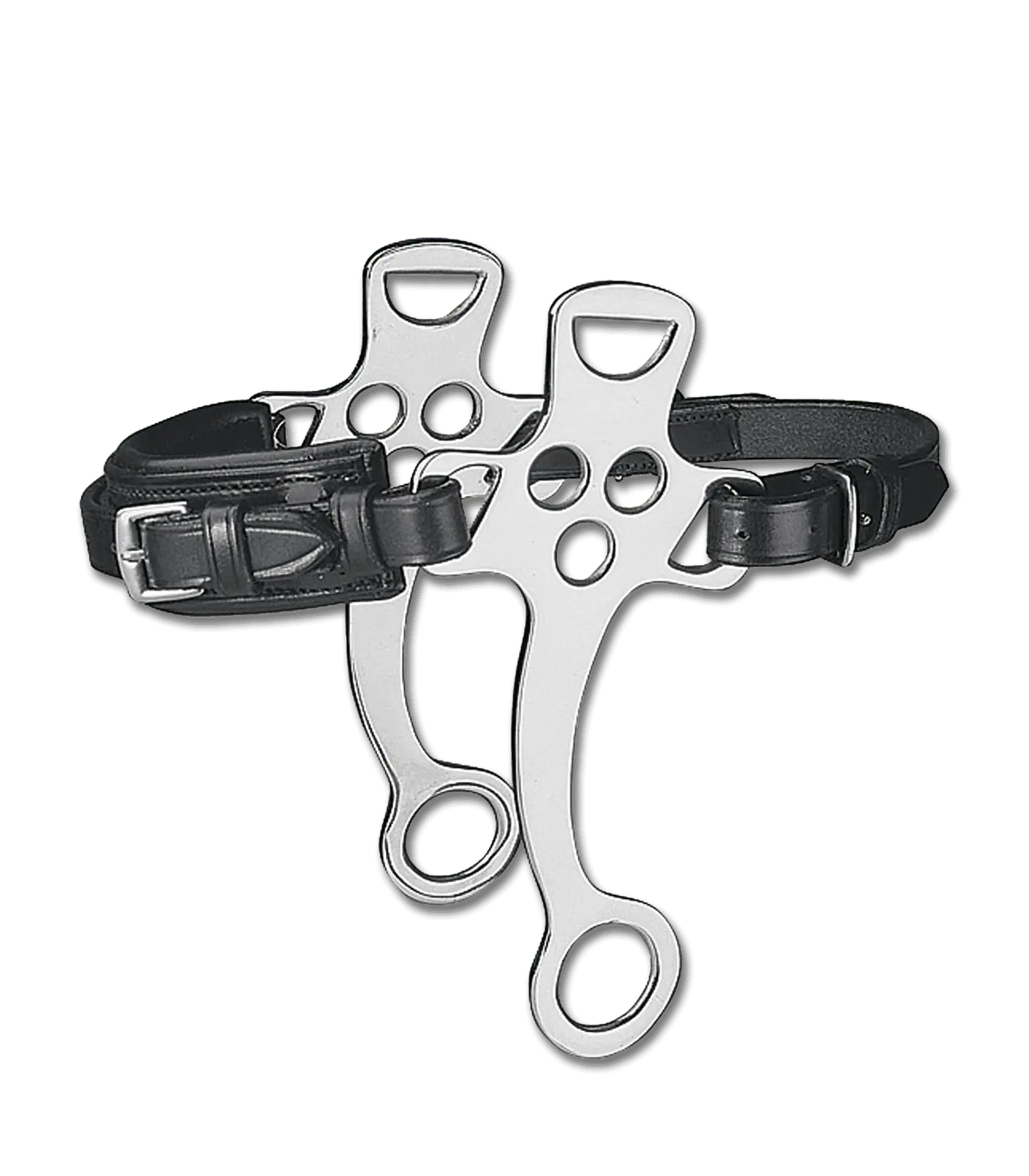 Hackamore Waldhausen sans mors, branches courtes 19 cm, noir