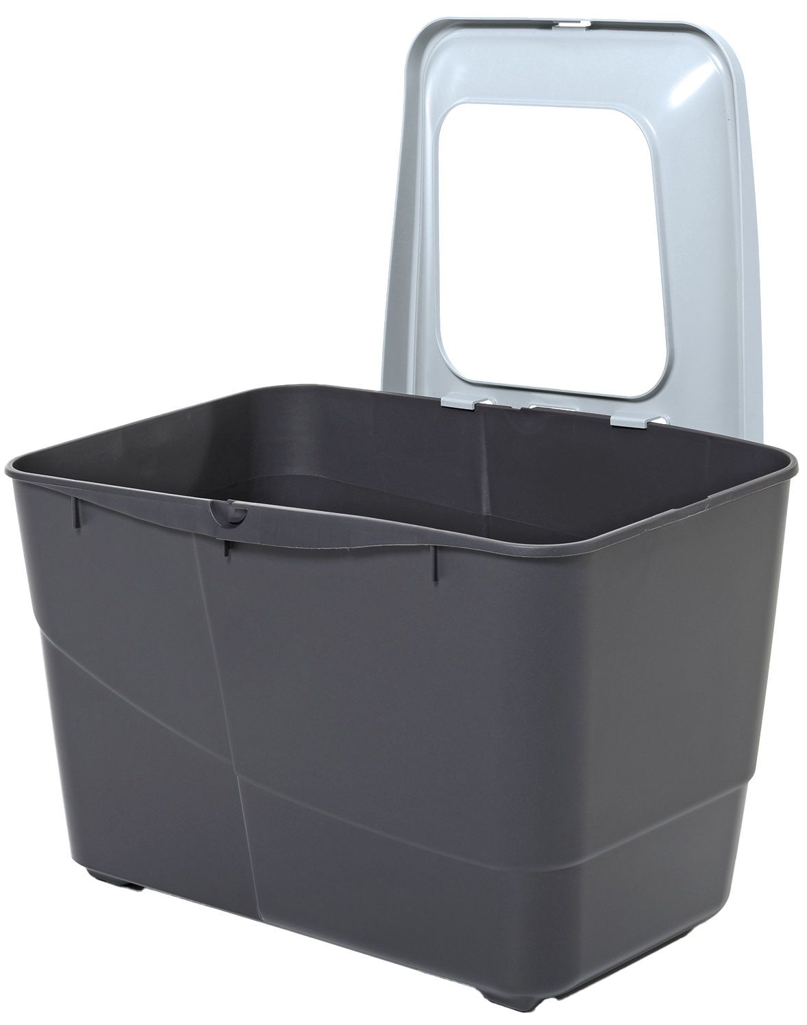 Kerbl Katzentoilette Buxo mit Deckel und Schaufel, 56 x 39 cm