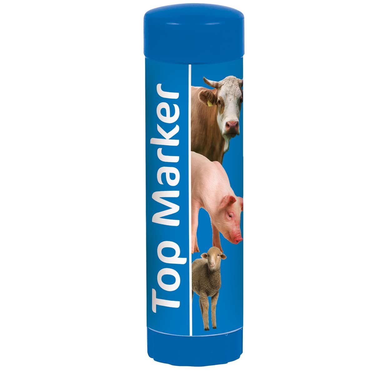 Penna segnabestiame TopMarker blu
