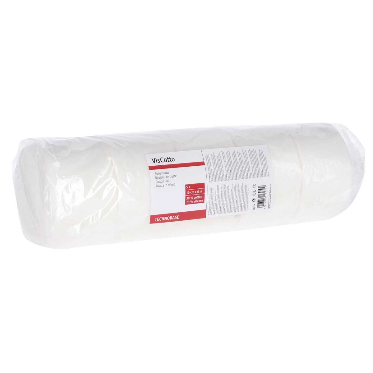 Rouleau d'ouate VisCotto Kerbl pour soin des sabots, 10 cm x 6 m, 5 pièces, emballage