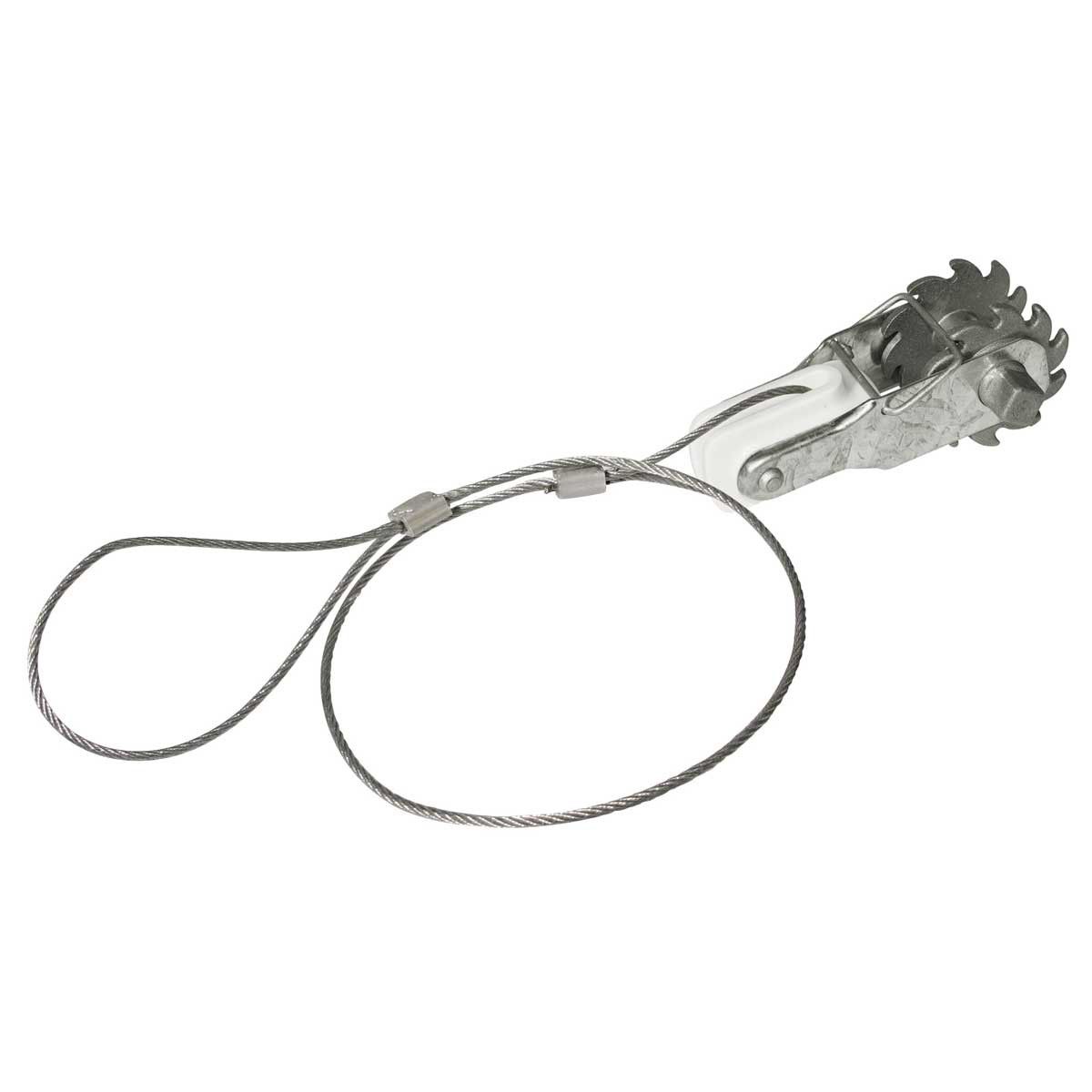 AKO Gear-Toothed Wire Tensioner with Integrated Insulator and Wire Rope