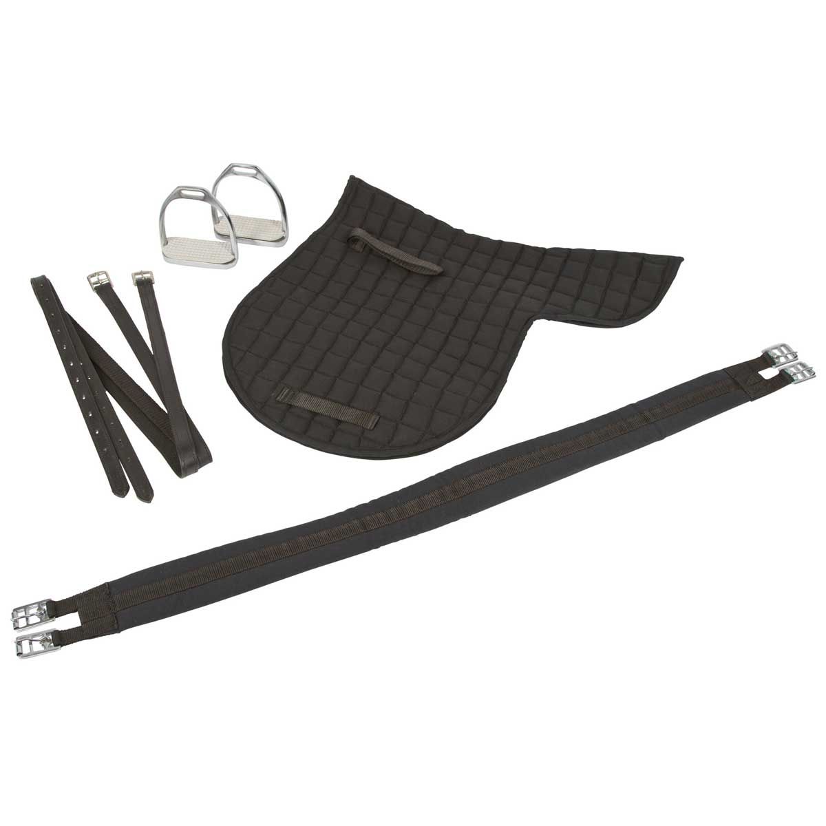 Covalliero leather pony saddle set, complete 5-piece, what's included