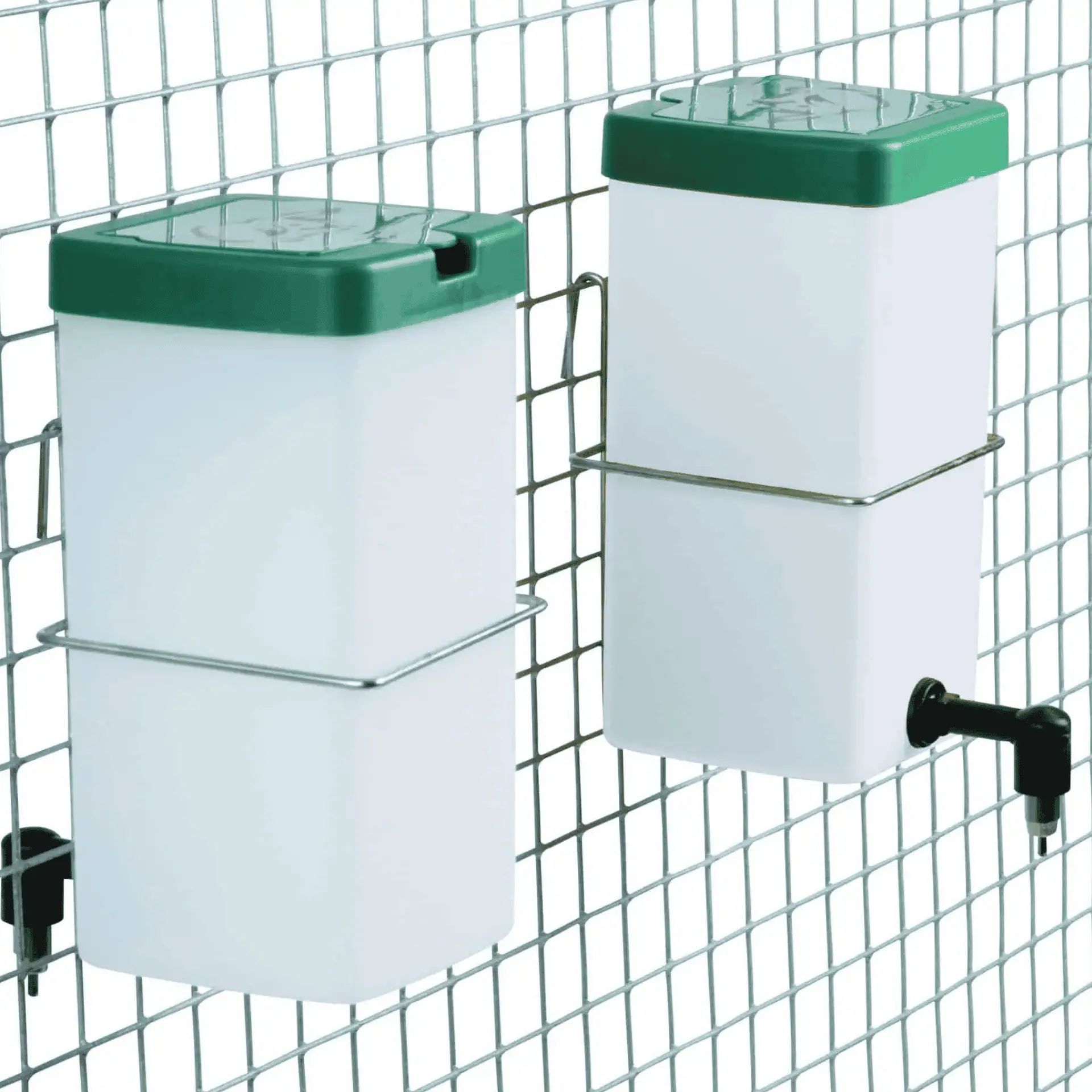 Agrarzone Nipple Drinker for Rabbits with Bottle, Practical and Leak-Proof, in use