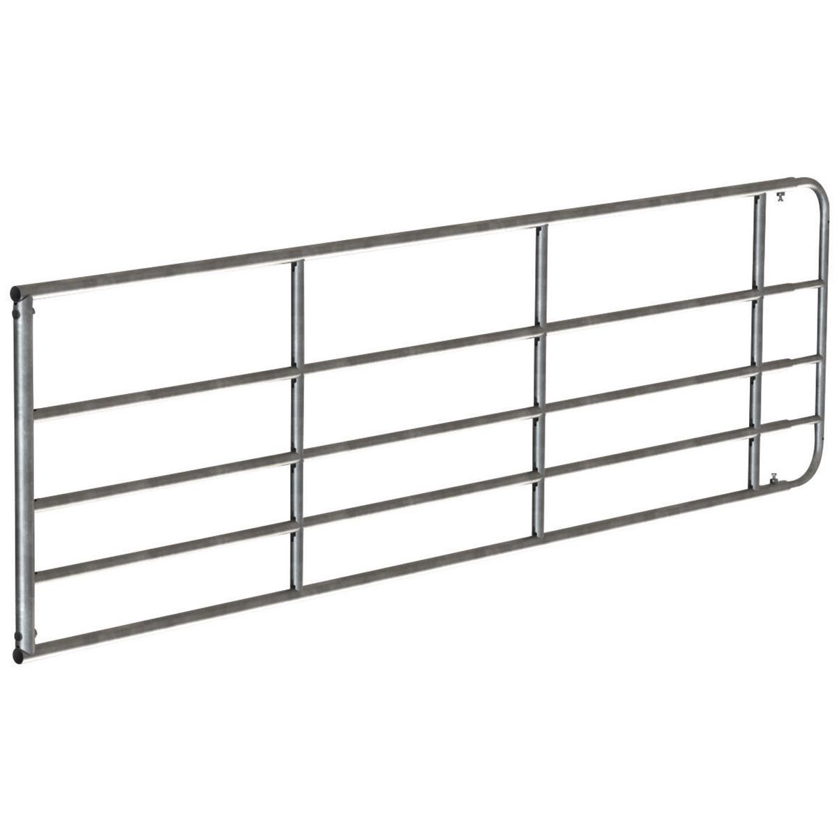 Kerbl Weidetor 90 cm verstellbar, verzinkt, mit Montageset, witterungsbeständig, 4-5 m