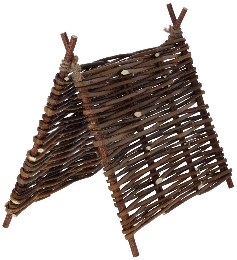 Kerbl Pet Tipi Tent Nature Rodent Cuddle Cave, 37x27 cm